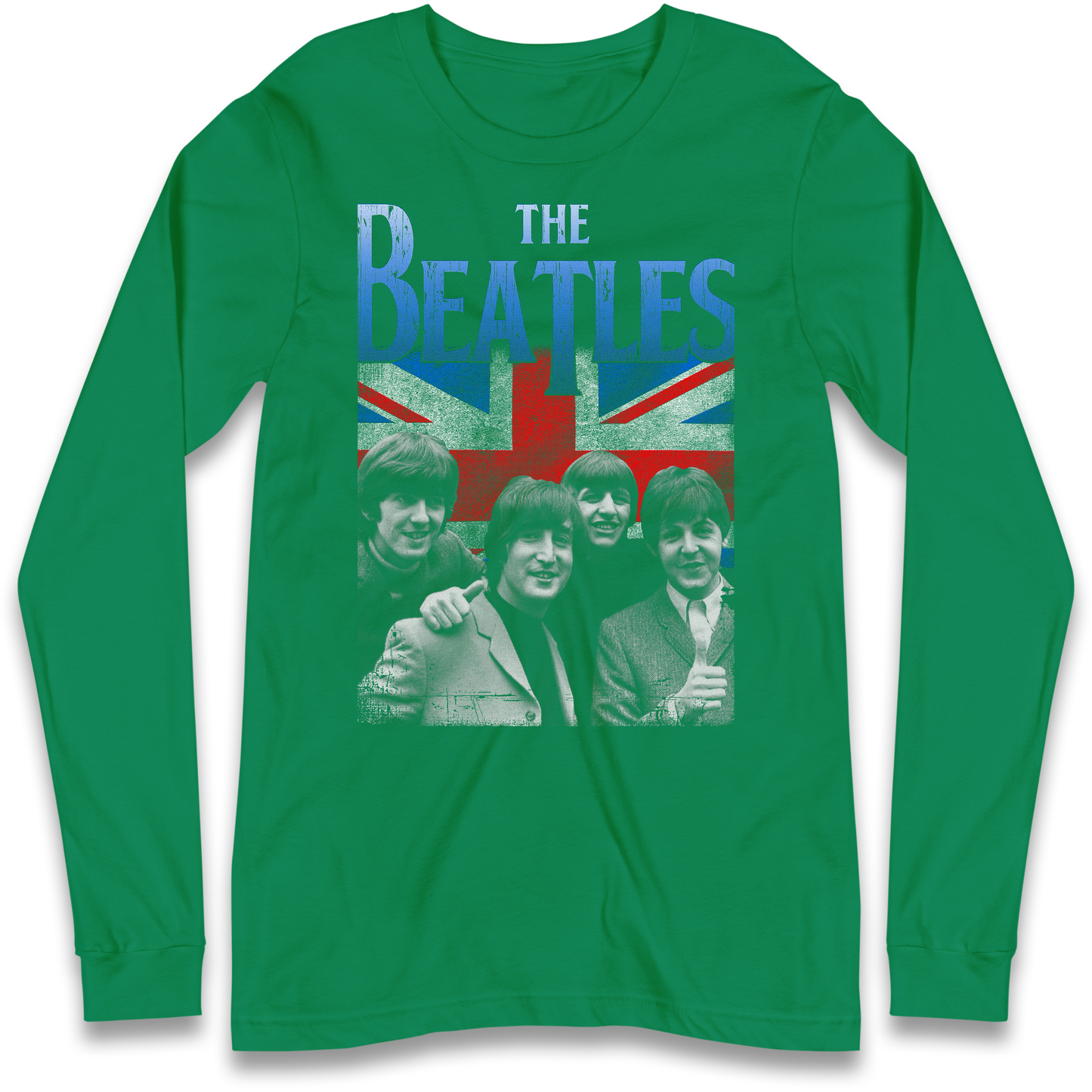 The Beatles Union Jack Longsleeve T Shirt