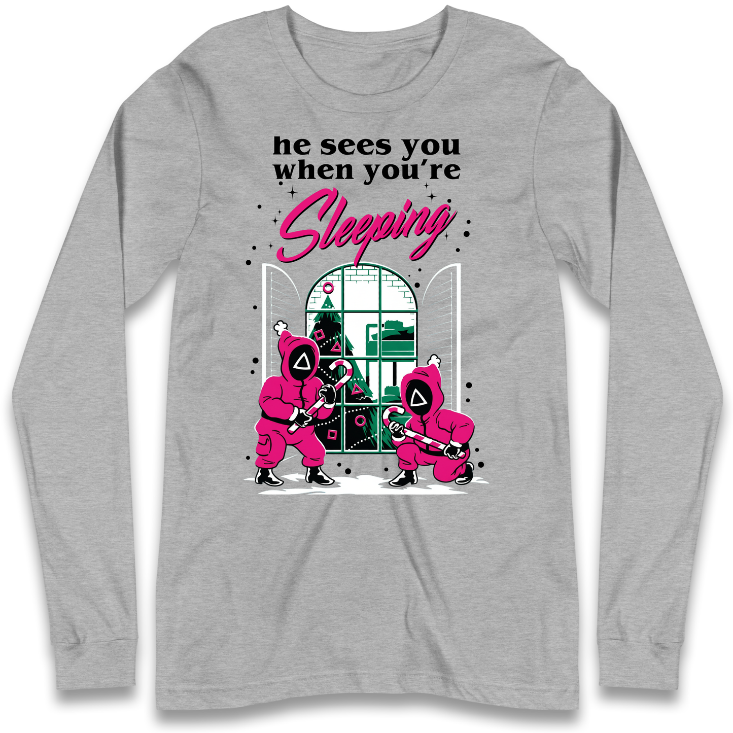 Squid Games Xmas Longsleeve T Shirt