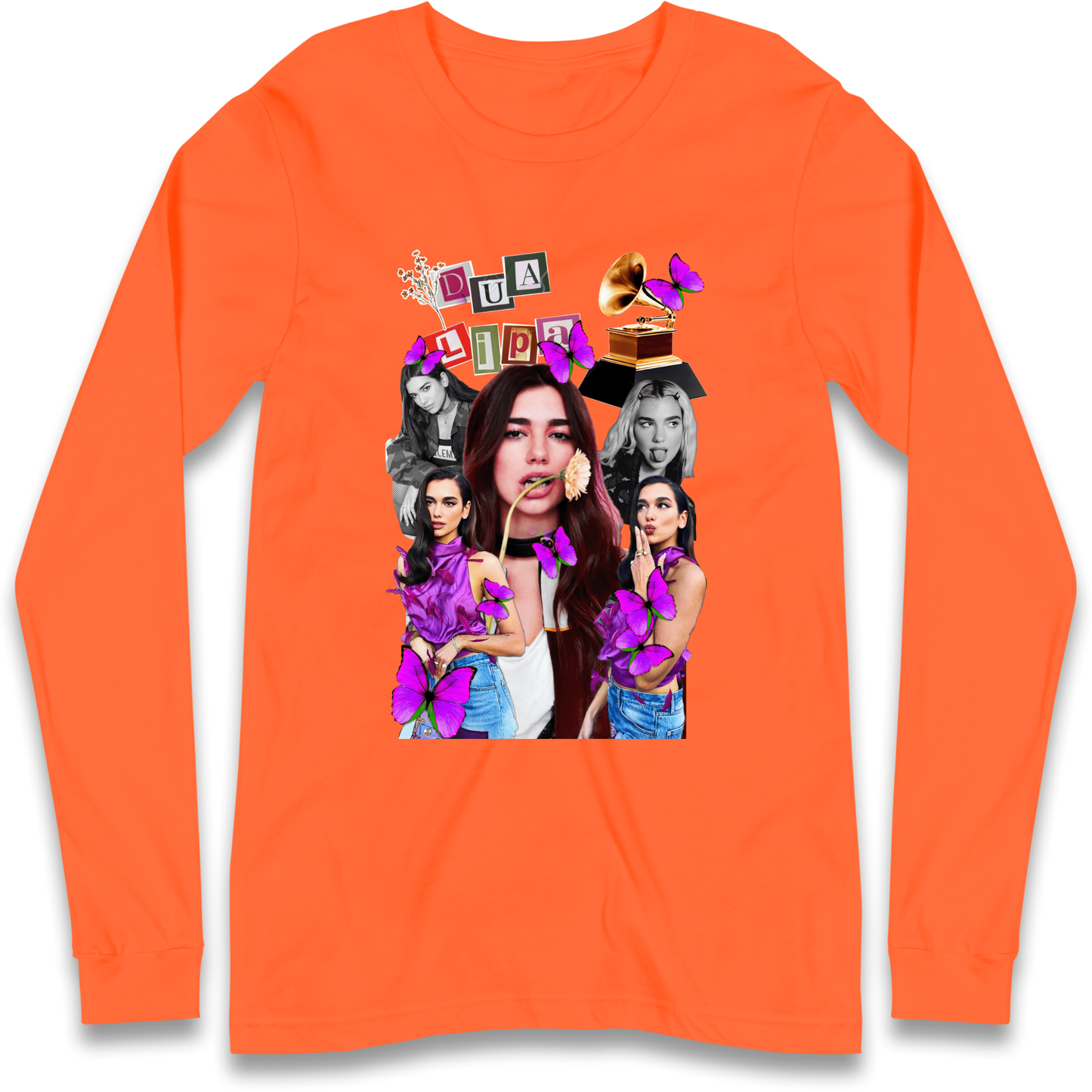 Dua Lipa Butterflies Longsleeve T Shirt