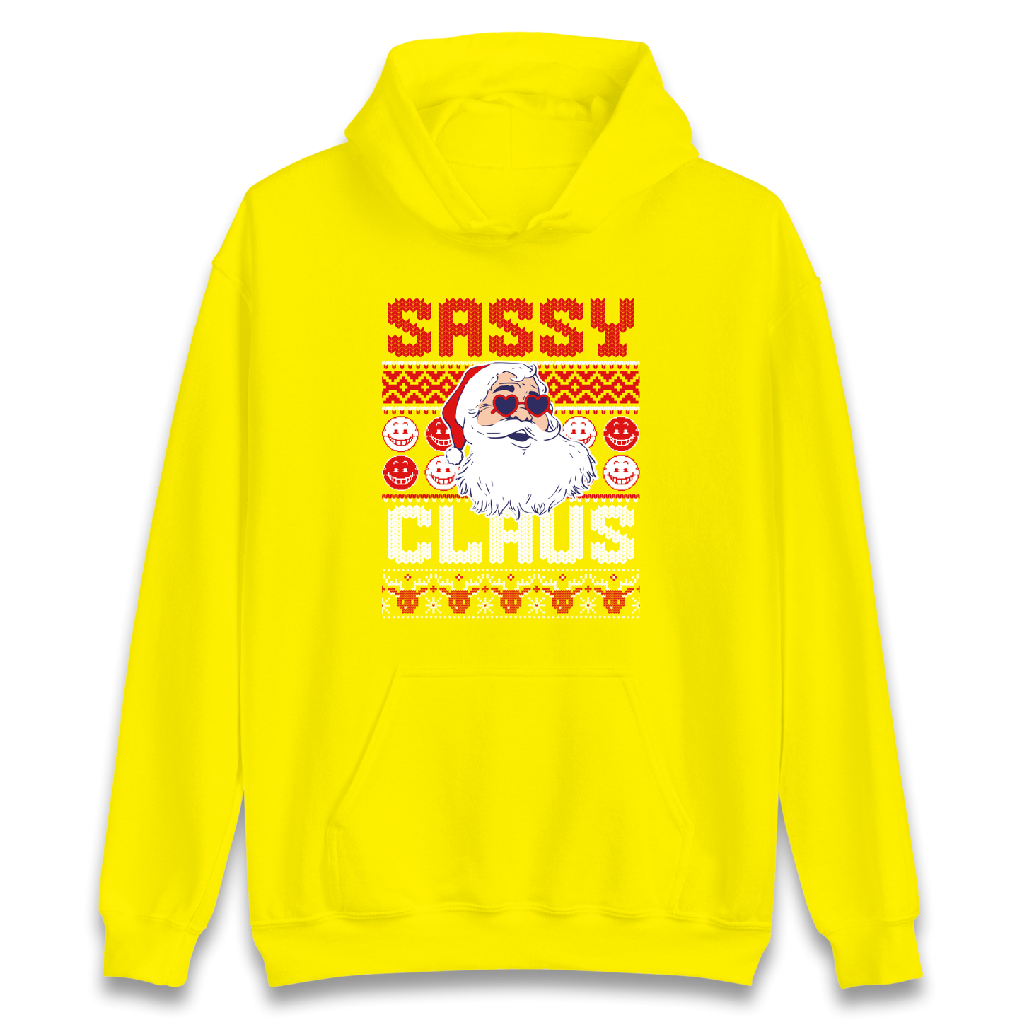 Sassy Claus Santa Christmas Hoodie