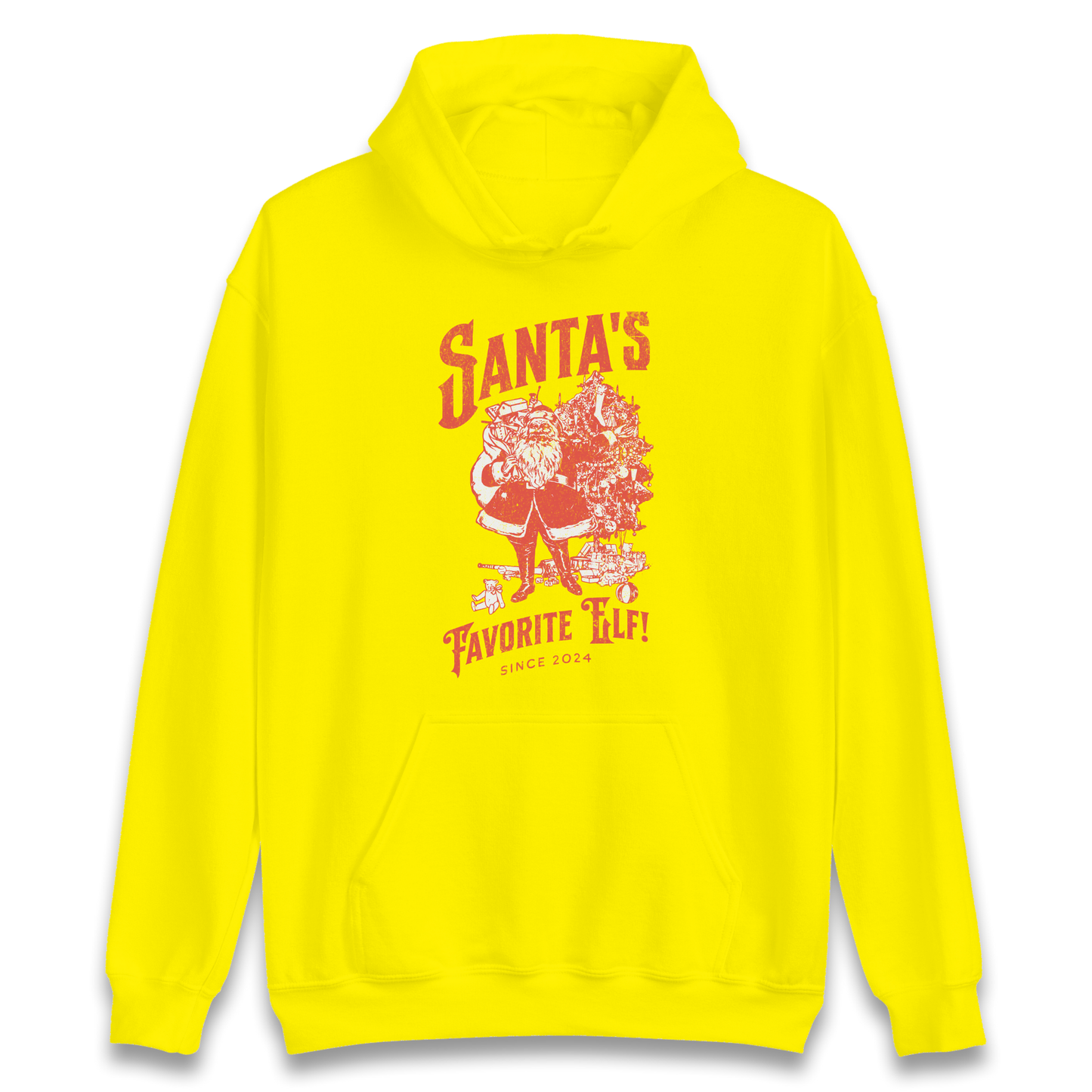 Santas Favourite Elf Christmas Hoodie