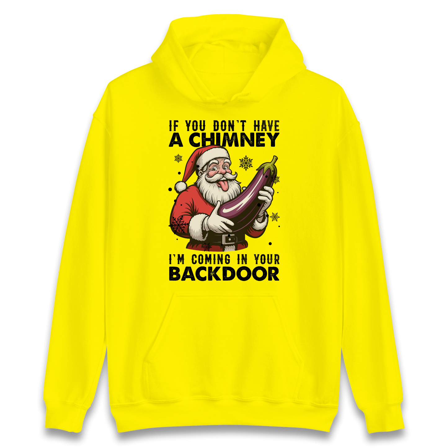 Santa Back Door Hoodie