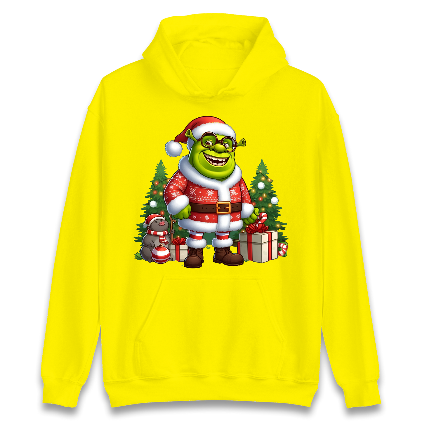 Shrek Santa Claus Presents Hoodie