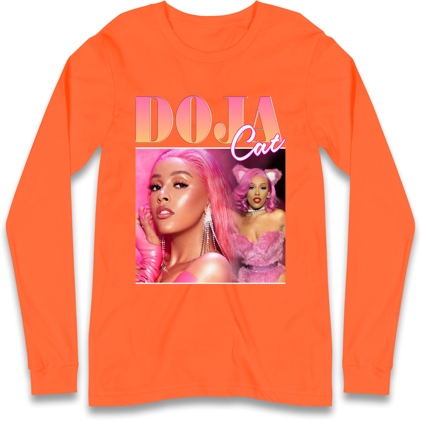 Doja Cat Pink Longsleeve T Shirt