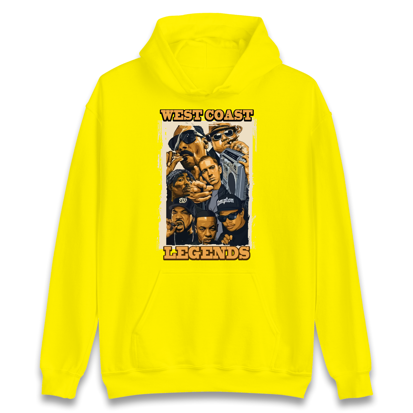 West Coast Legends Rappers Hoodie