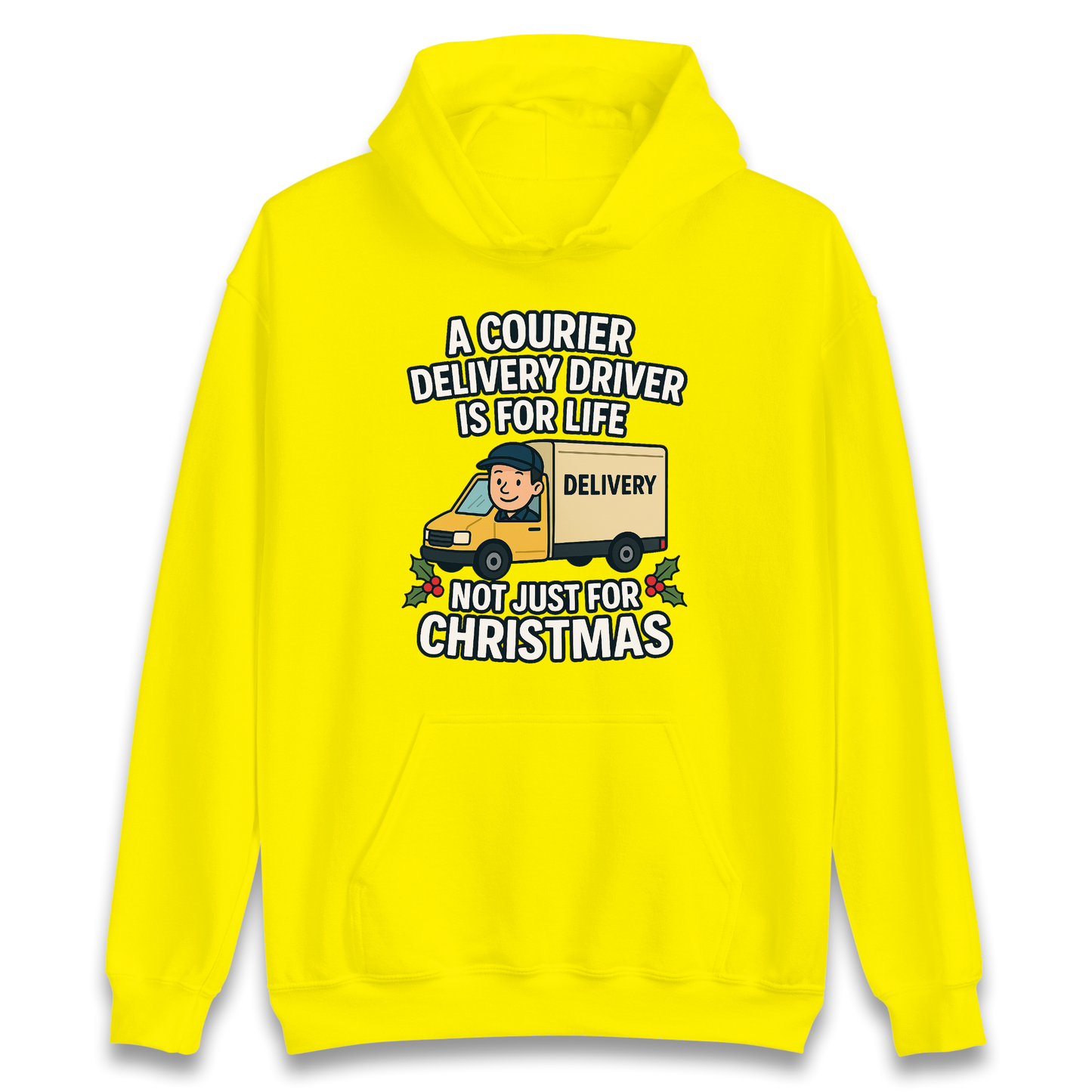 Courier Delivery Driver Christmas Hoodie