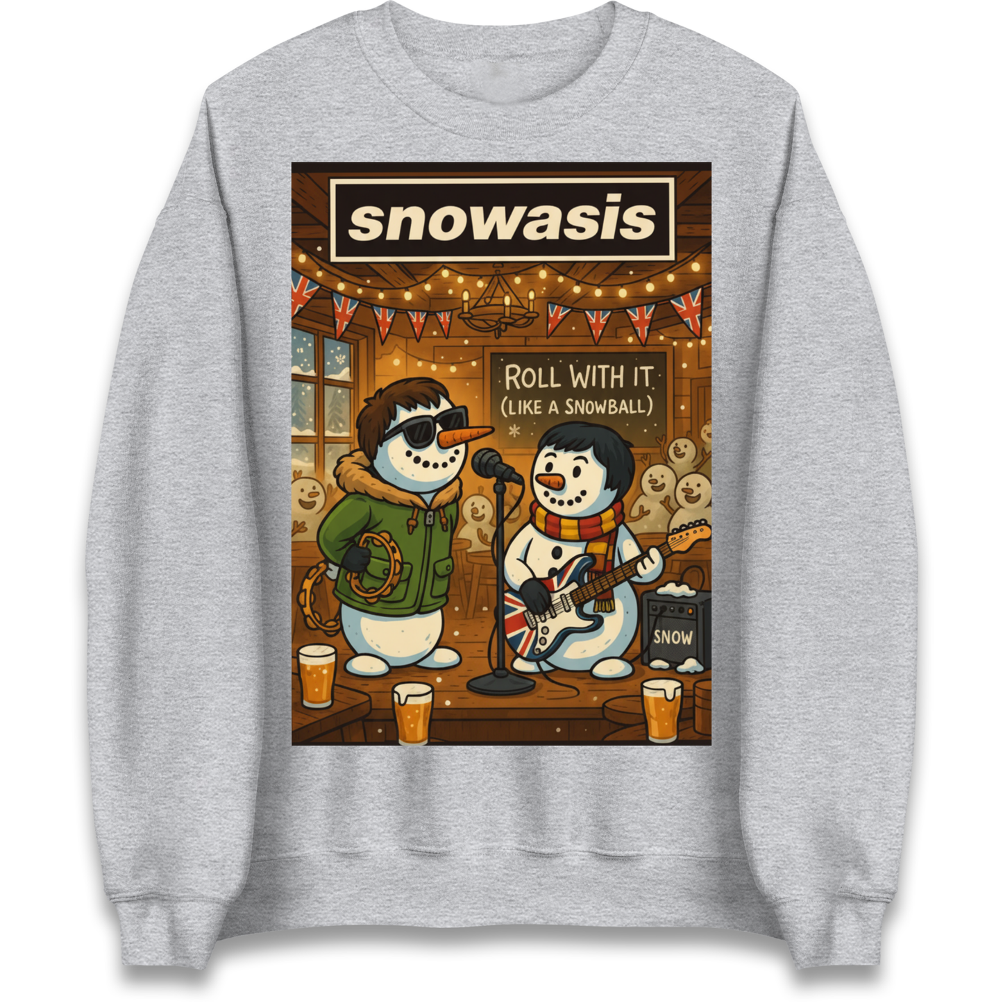 Snowasis Roll Christmas Jumper