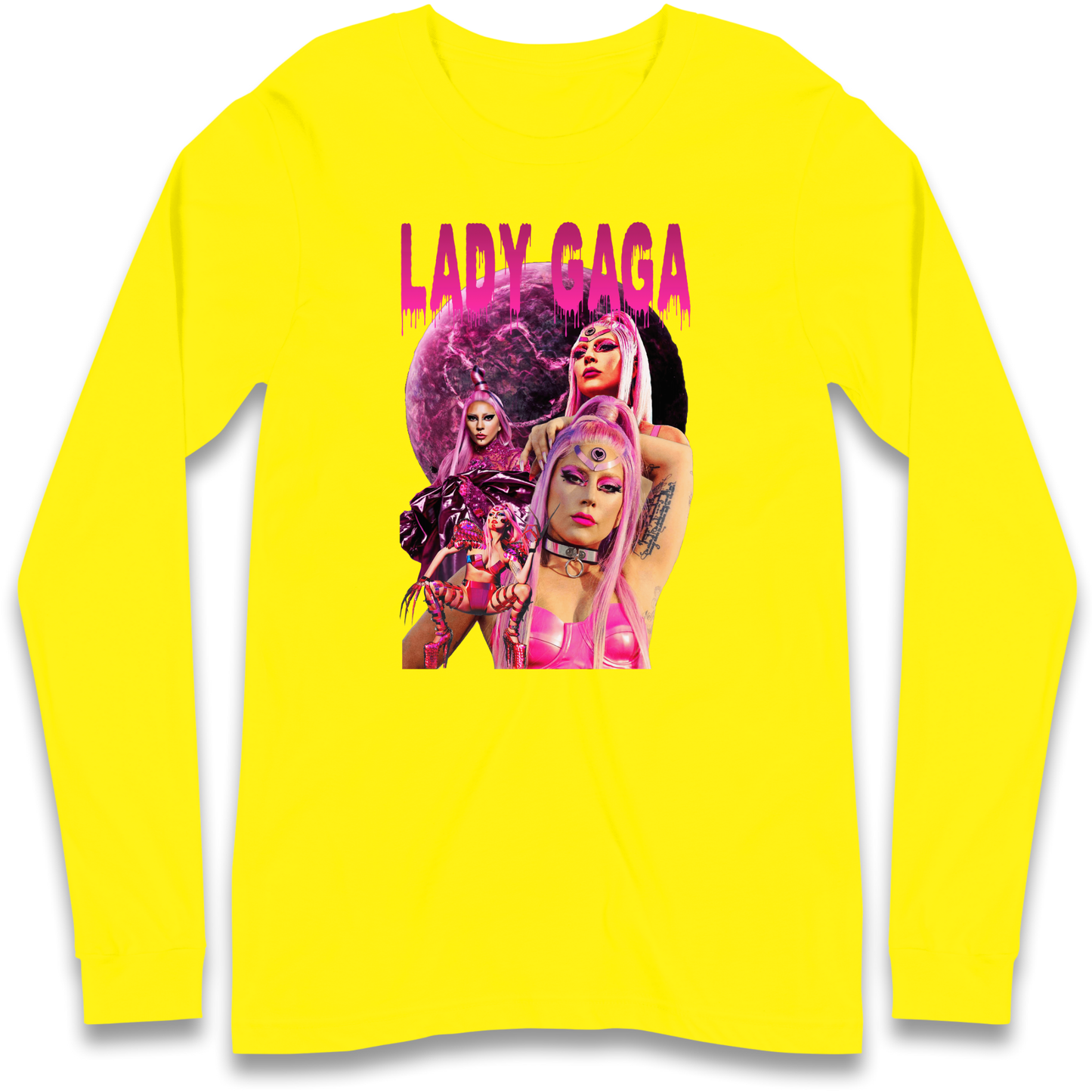 Lady GaGa Pink Longsleeve T Shirt