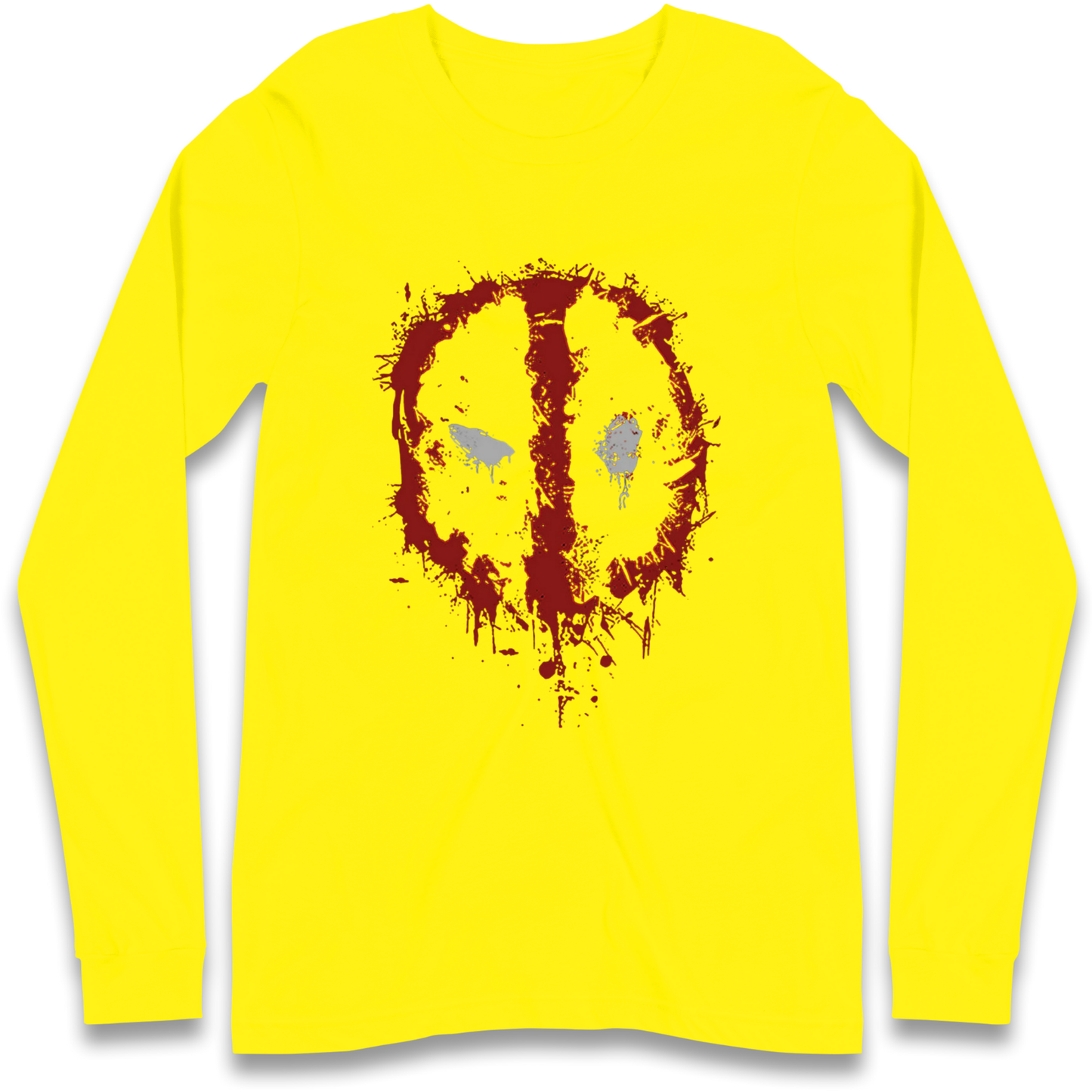 Marvel Deadpool Splatter Icon Longsleeve T Shirt