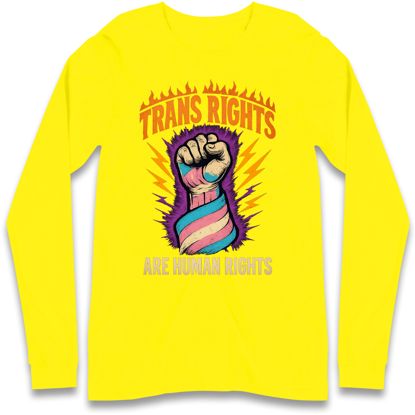 Trans Rights Are Human Rights Longsleeve T Shirt