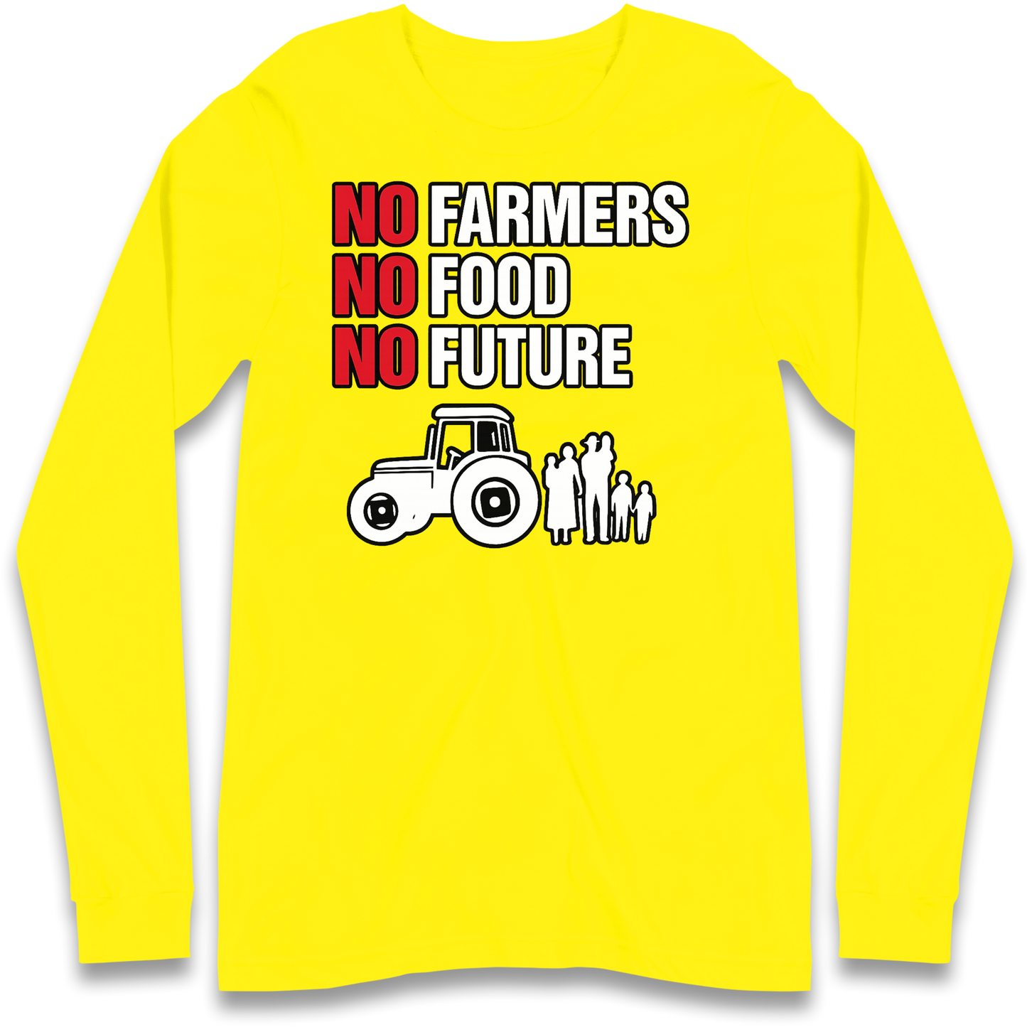 Farmers Agricultural Inheritance Tax Protest Longsleeve T Shirt