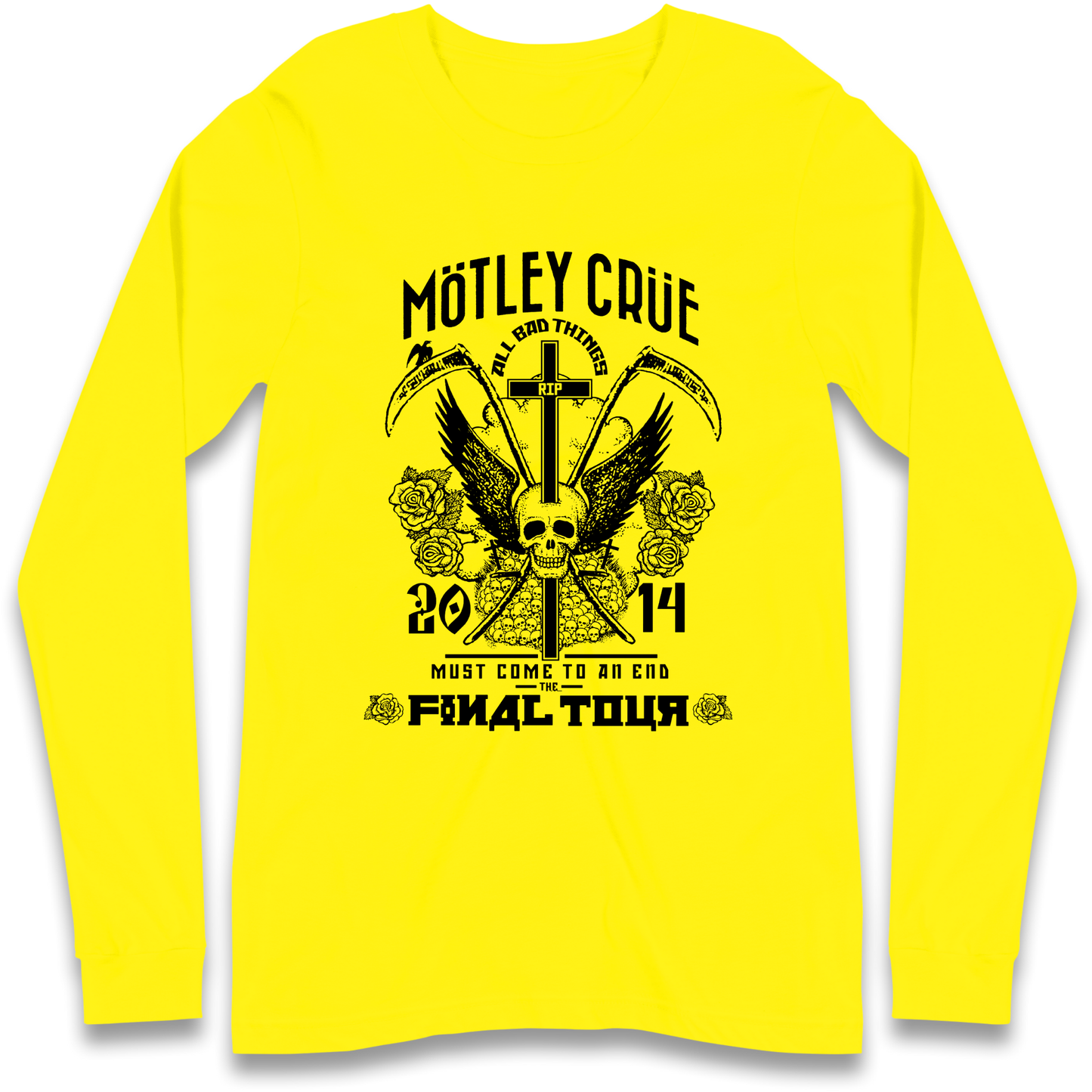 Motley Crue All Bad Things Longsleeve T Shirt