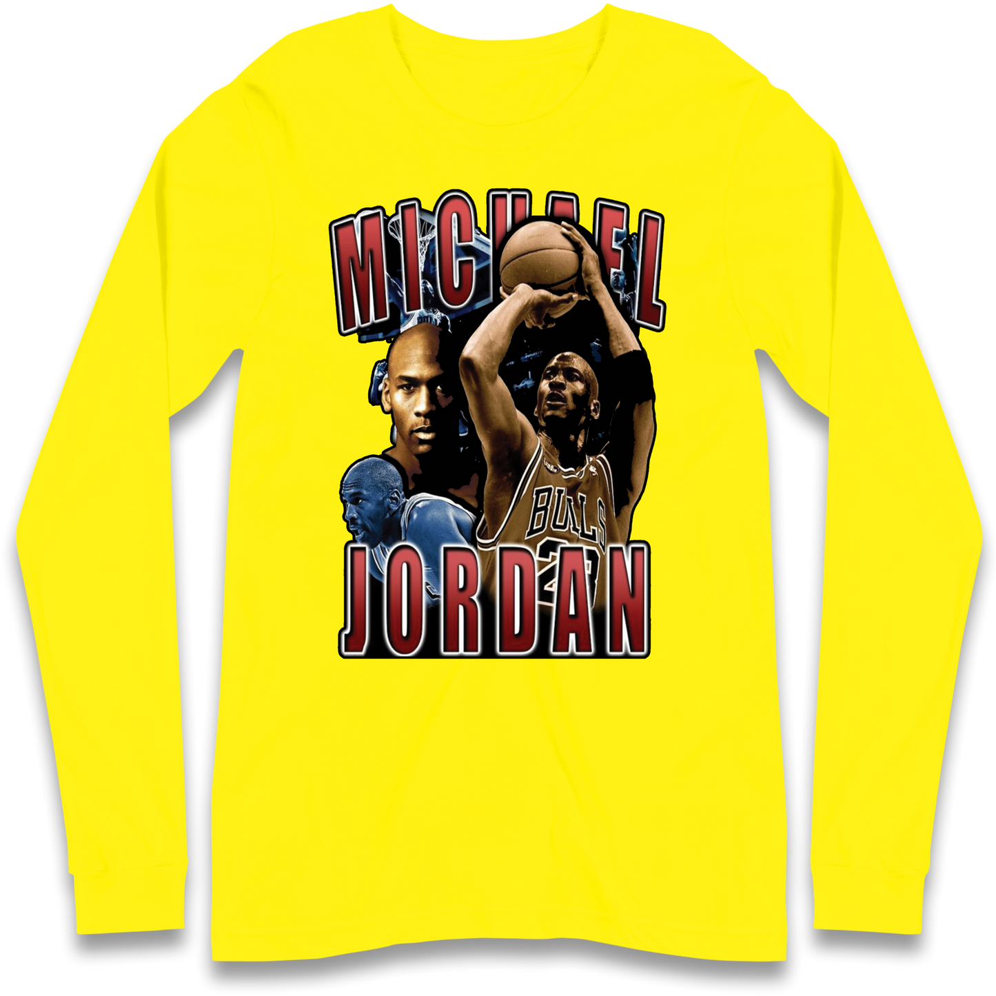Michael Jordan Bulls Longsleeve T Shirt