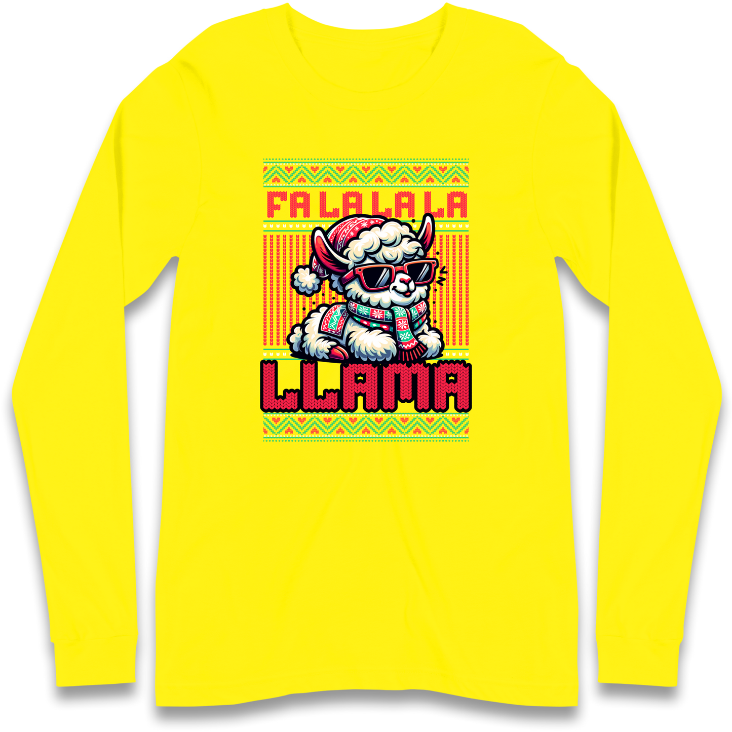 FA LA LA LA LLAMA Longsleeve T Shirt