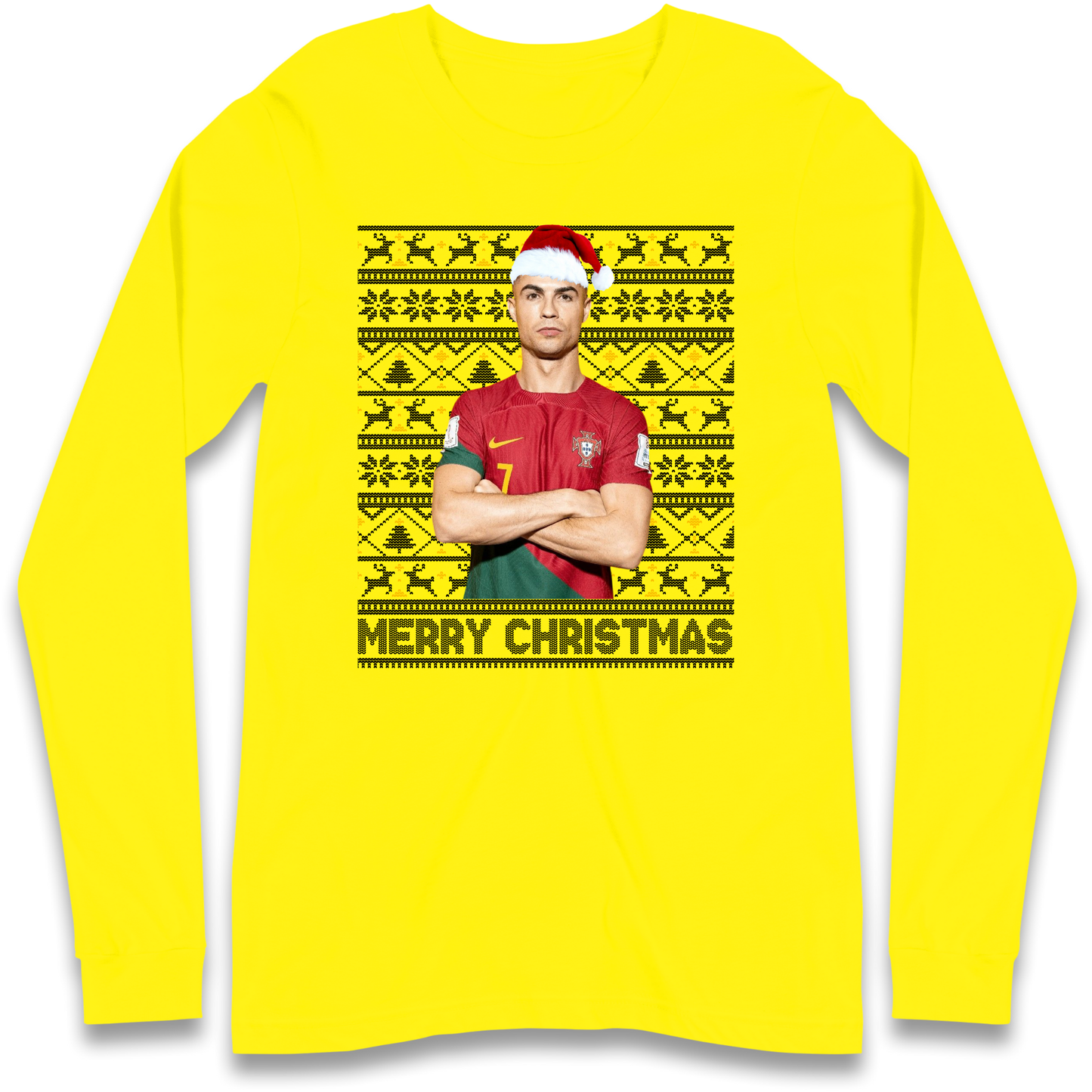 Merry Christmas Ronaldo Longsleeve T Shirt