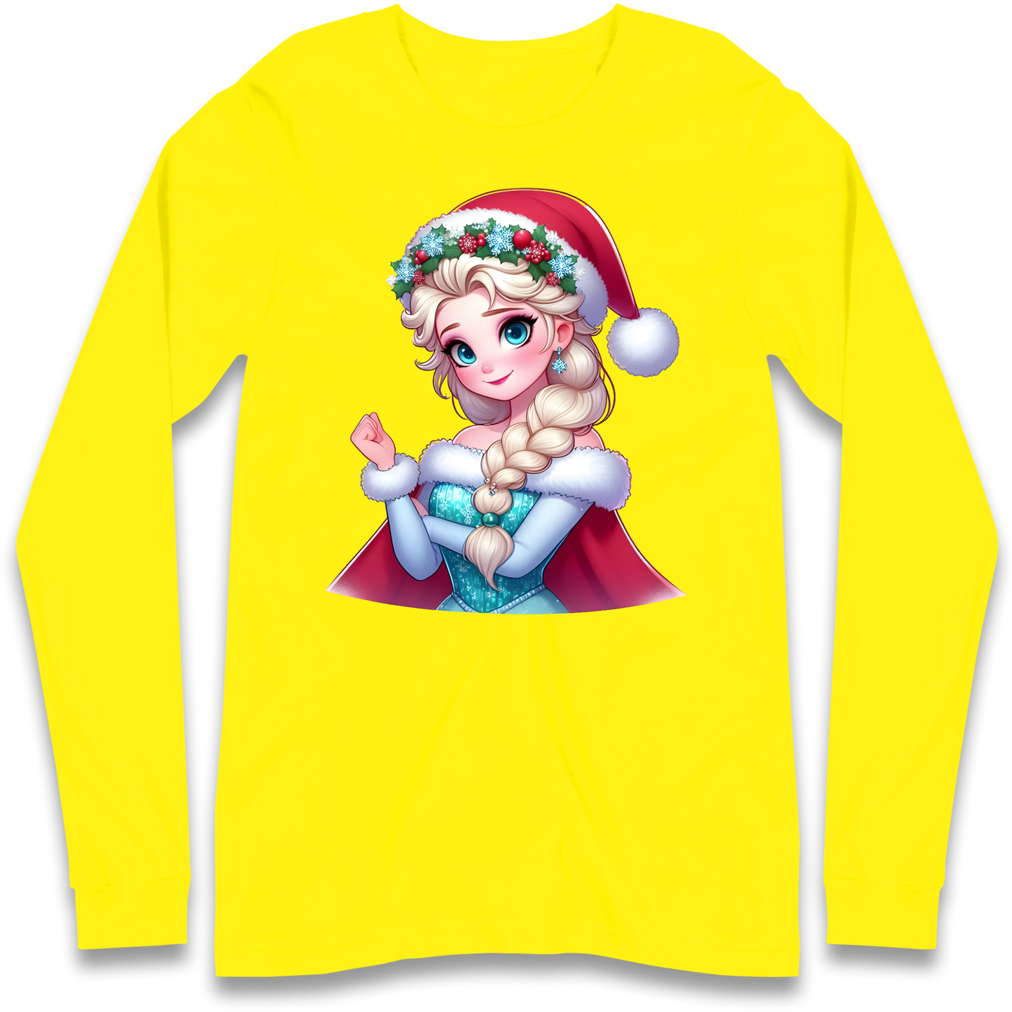Elsa Frozen Santa Longsleeve T Shirt