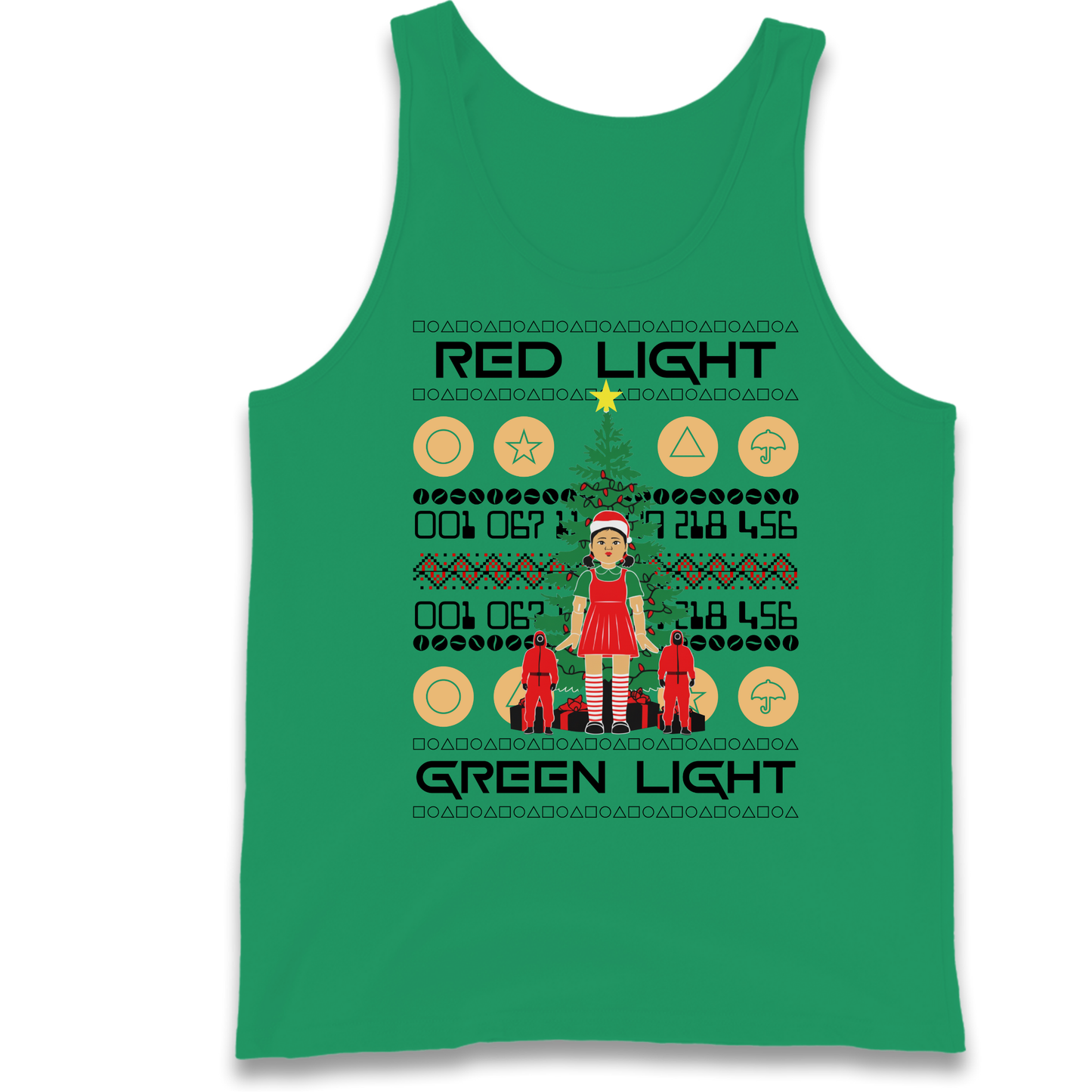 Squid Game Christmas Tank Top