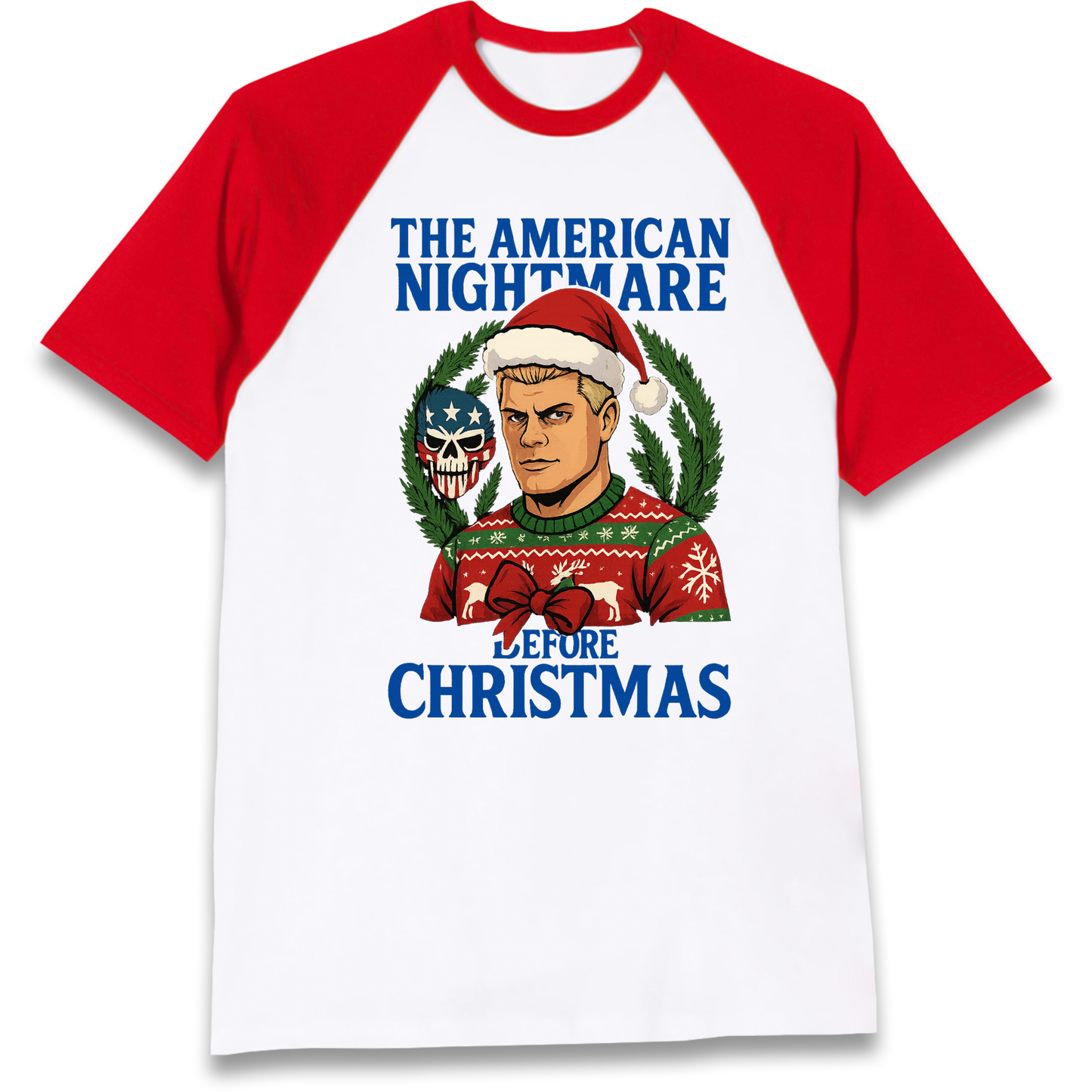 Cody Rhodes Christmas Raglan T Shirt