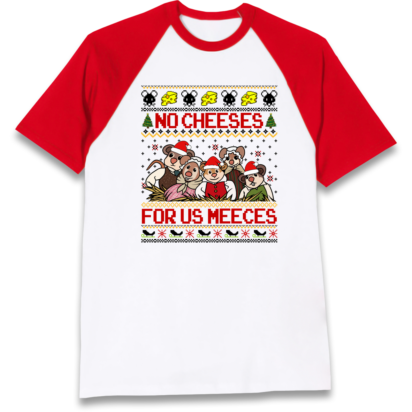 The Muppets Christmas Raglan T Shirt
