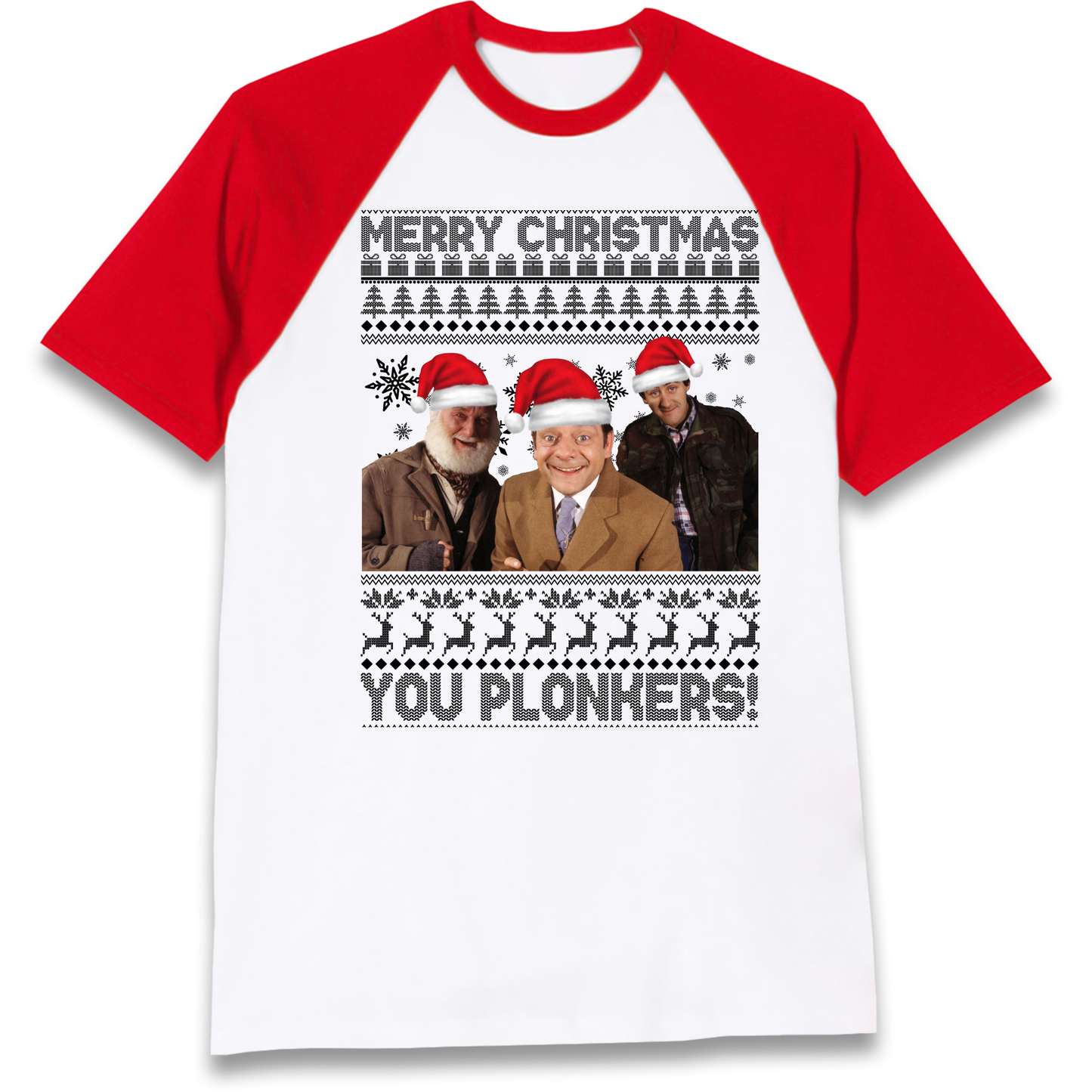 Plonkers Christmas Raglan T Shirt