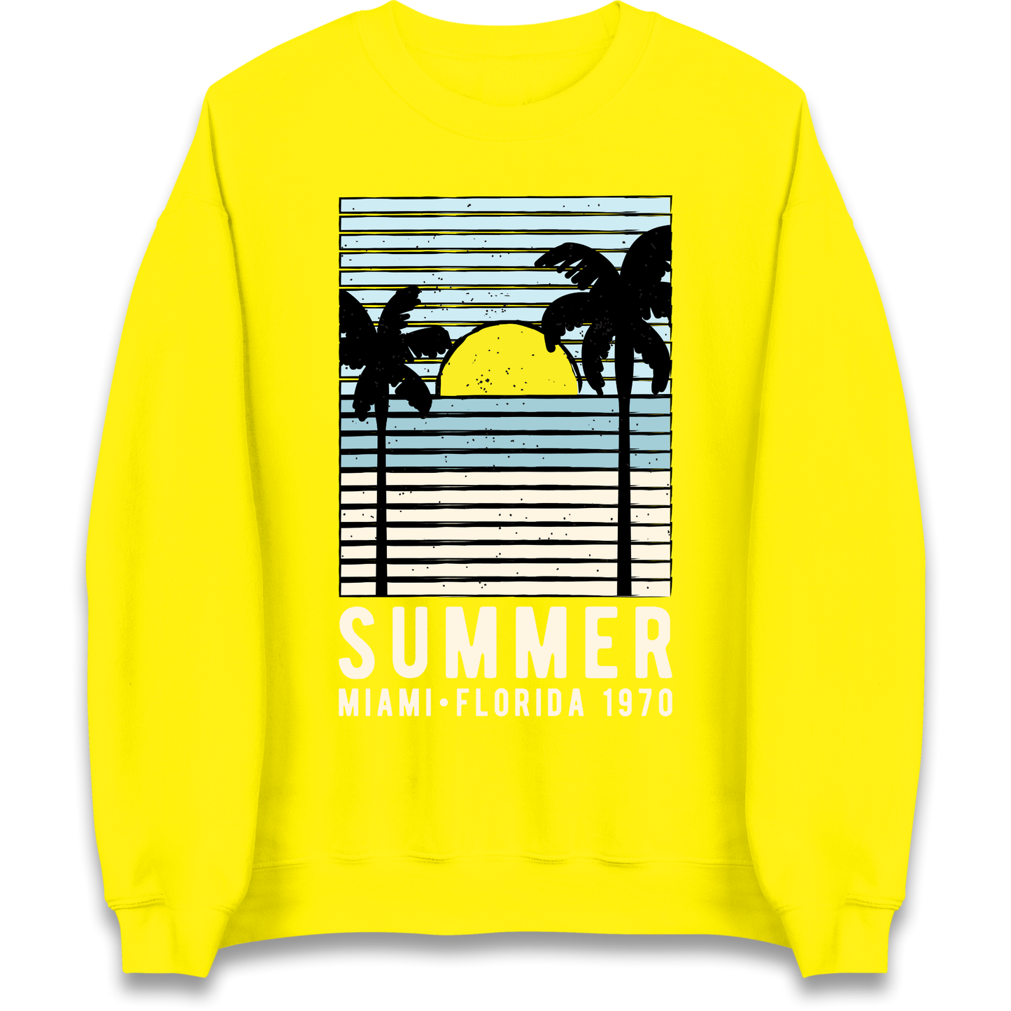 Summer Miami Florida 1970 Sweatshirt