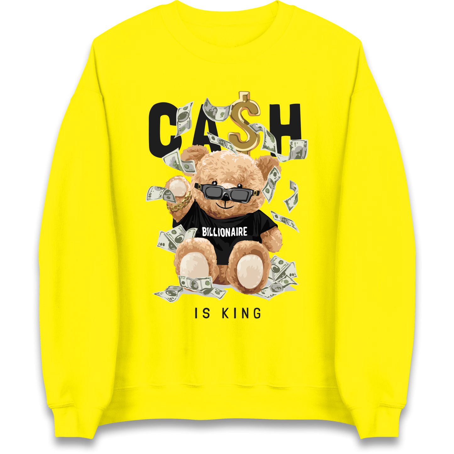 Teddy Bear Billionaire Streetwear Sweatshirt