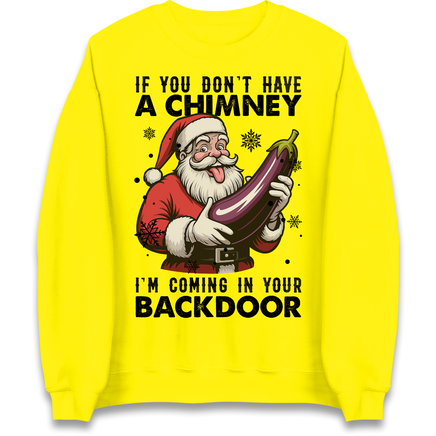 Santa Back Door Sweatshirt