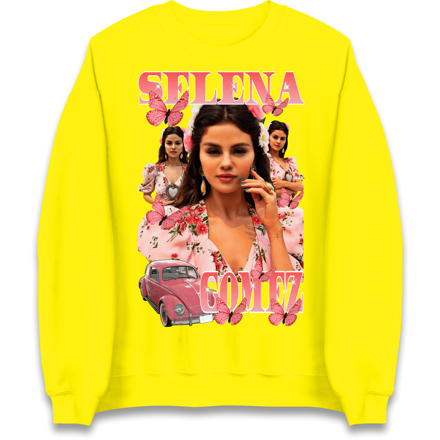 Selena Gomez Pink Sweatshirt