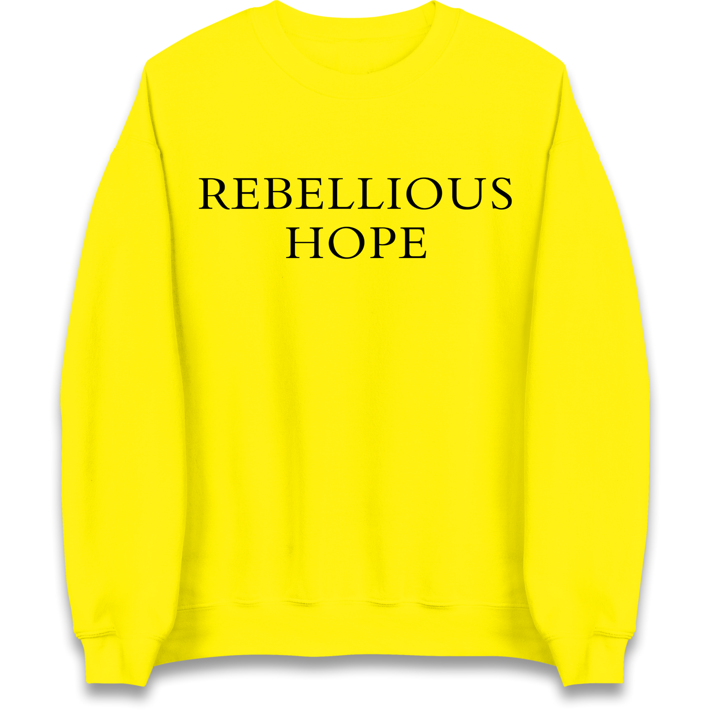 Rebellious Hope Embroidered Sweatshirt