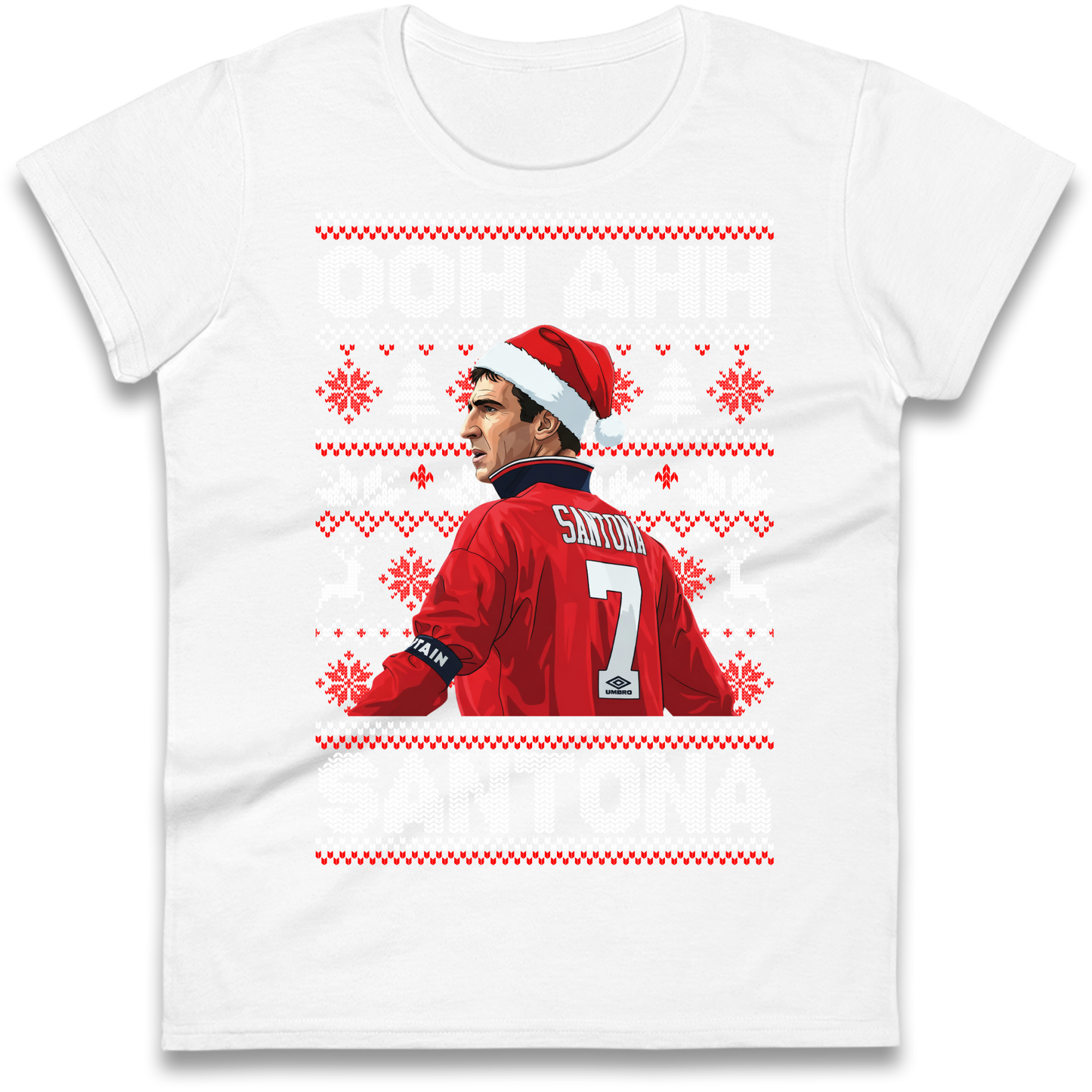 M'nchester United Christmas Ladies Shirt