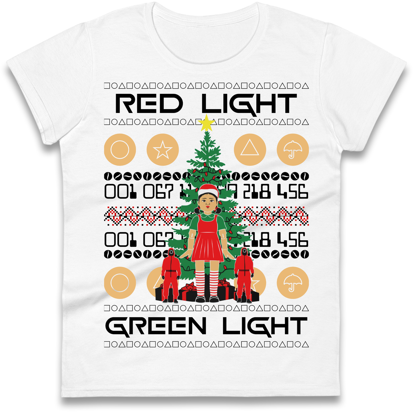 Squid Game Christmas Ladies Shirt