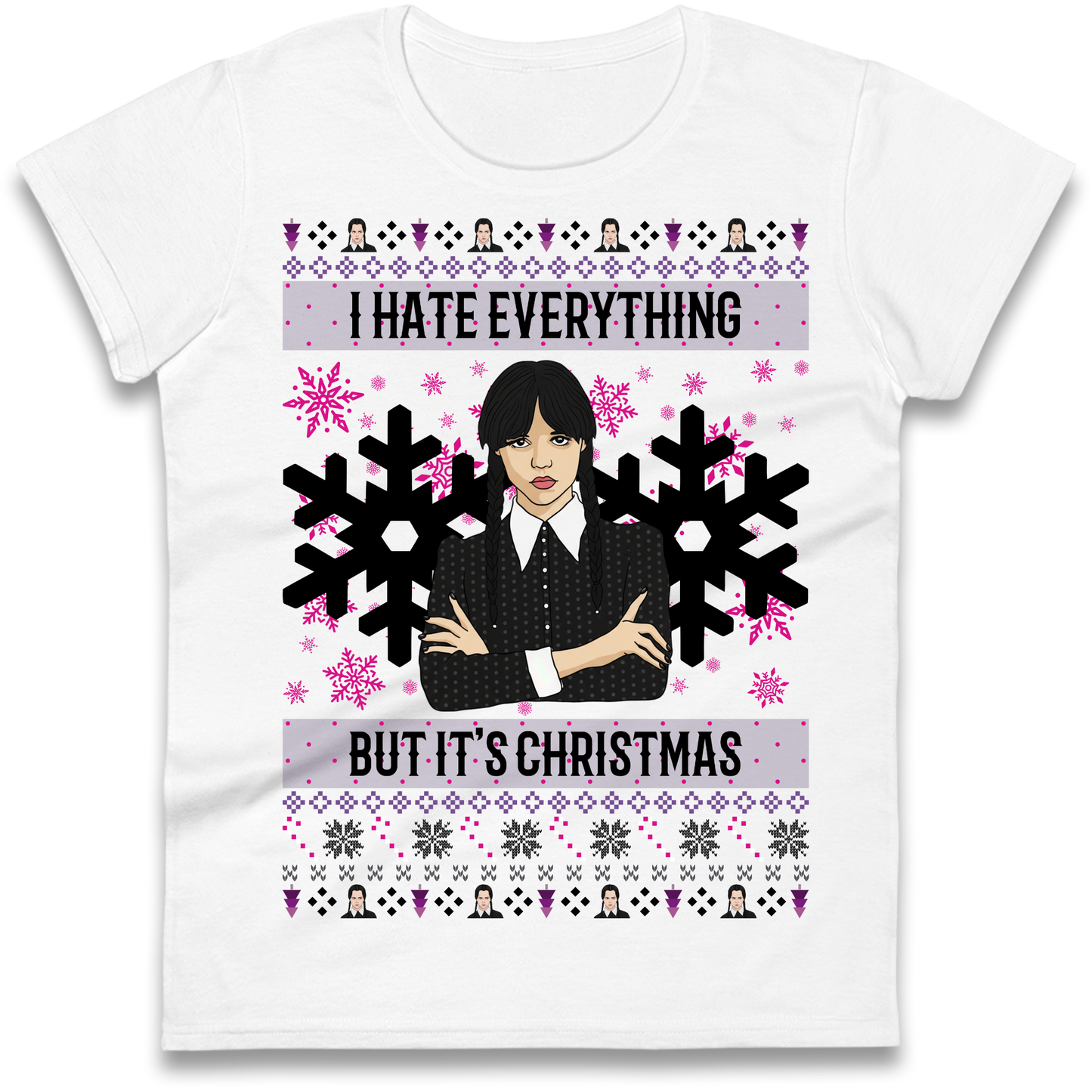 Wednesday addams Christmas Ladies Shirt