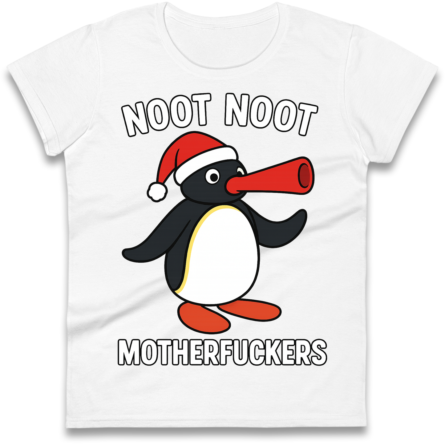 Pingu Christmas Ladies Shirt