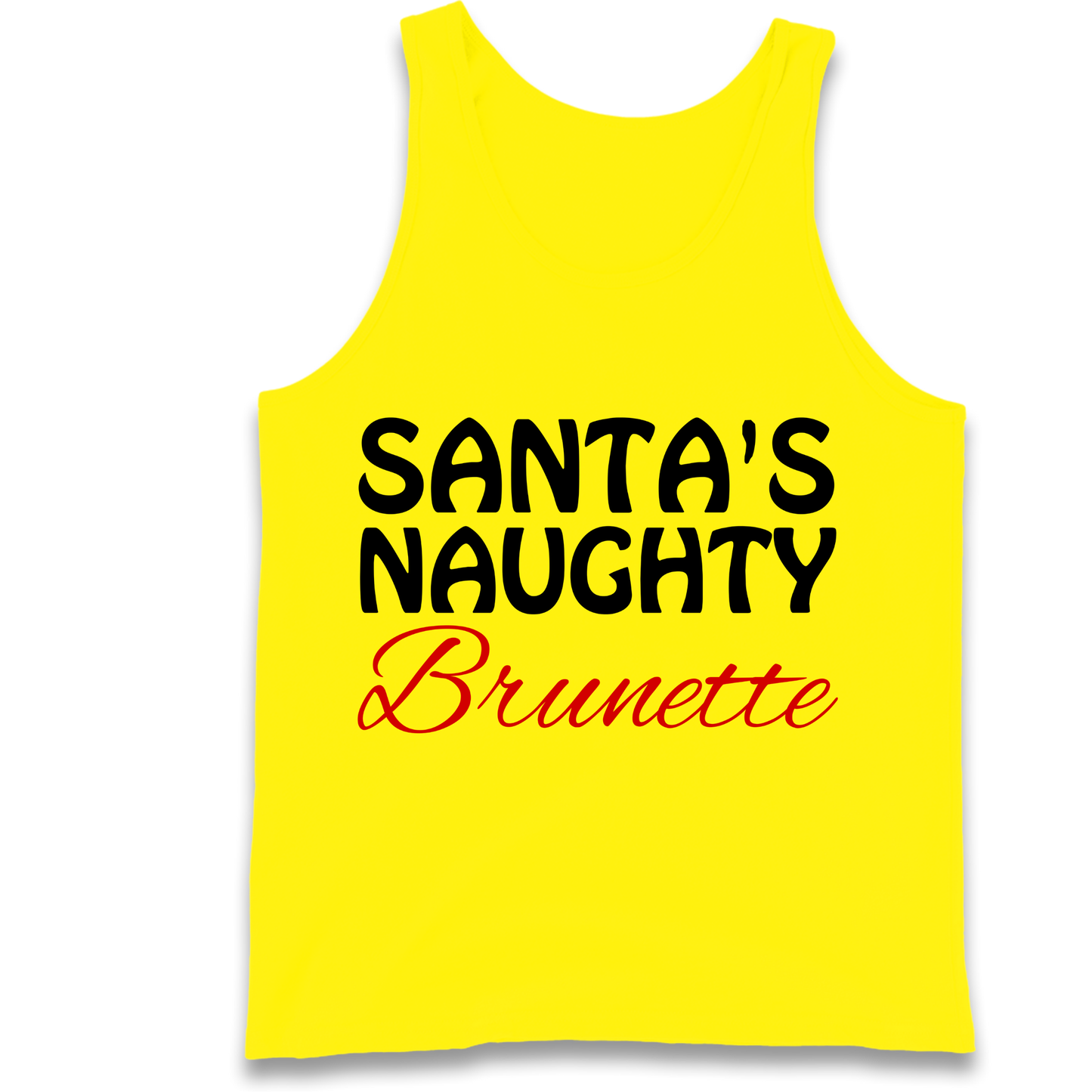 Naughty Brunette Tank-Top