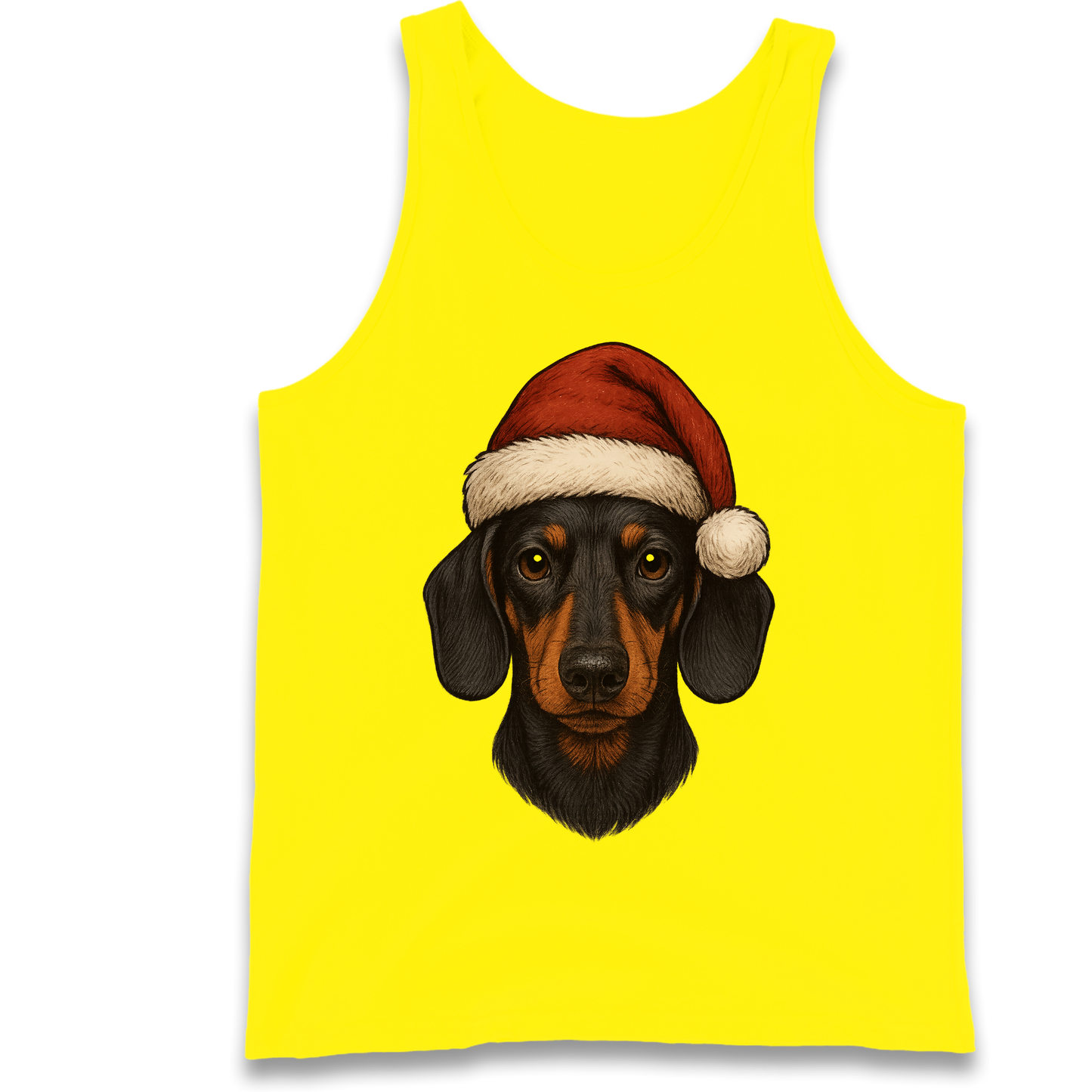 Sausage Dog Christmas Tank-Top
