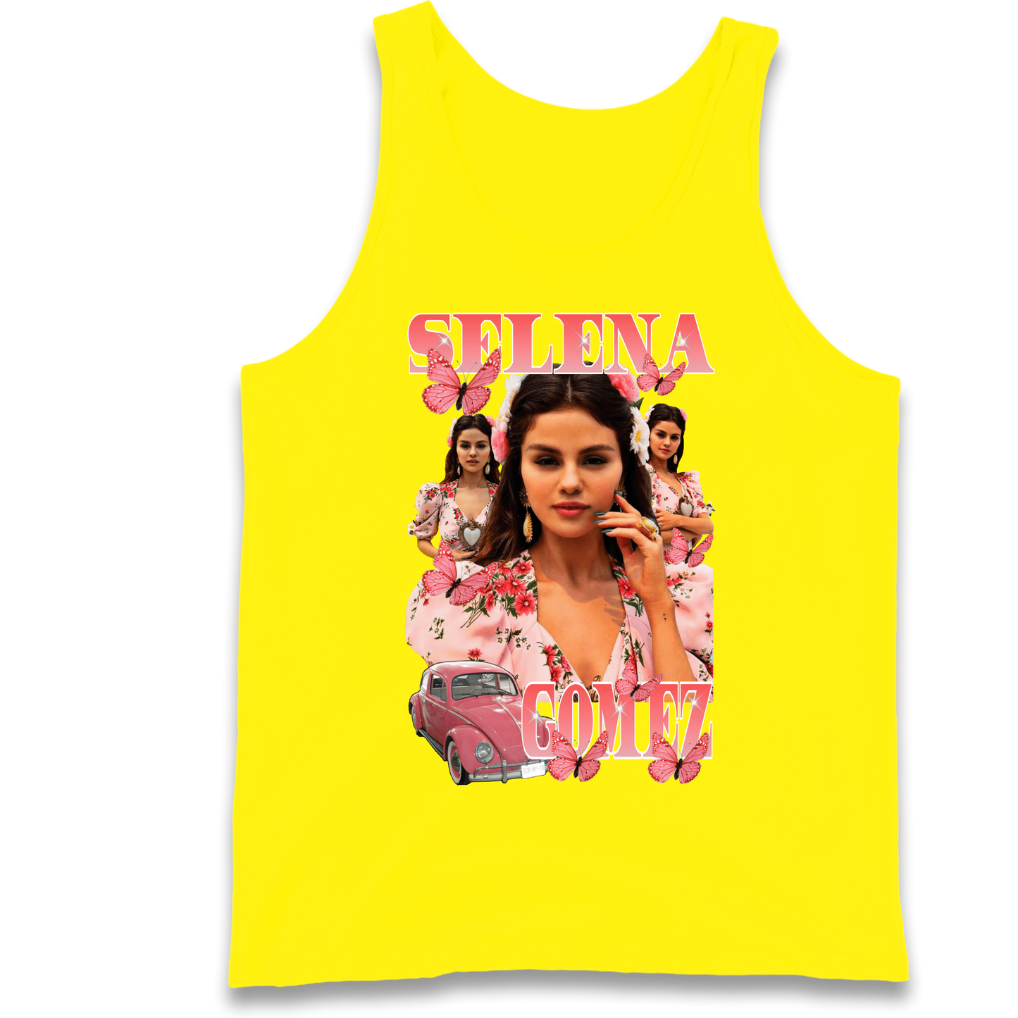 Selena Gomez Pink Tank Top