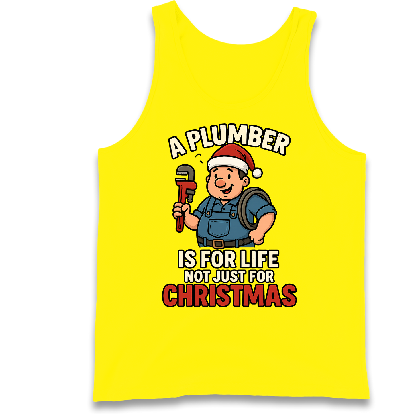 Plumber Christmas Tank Top