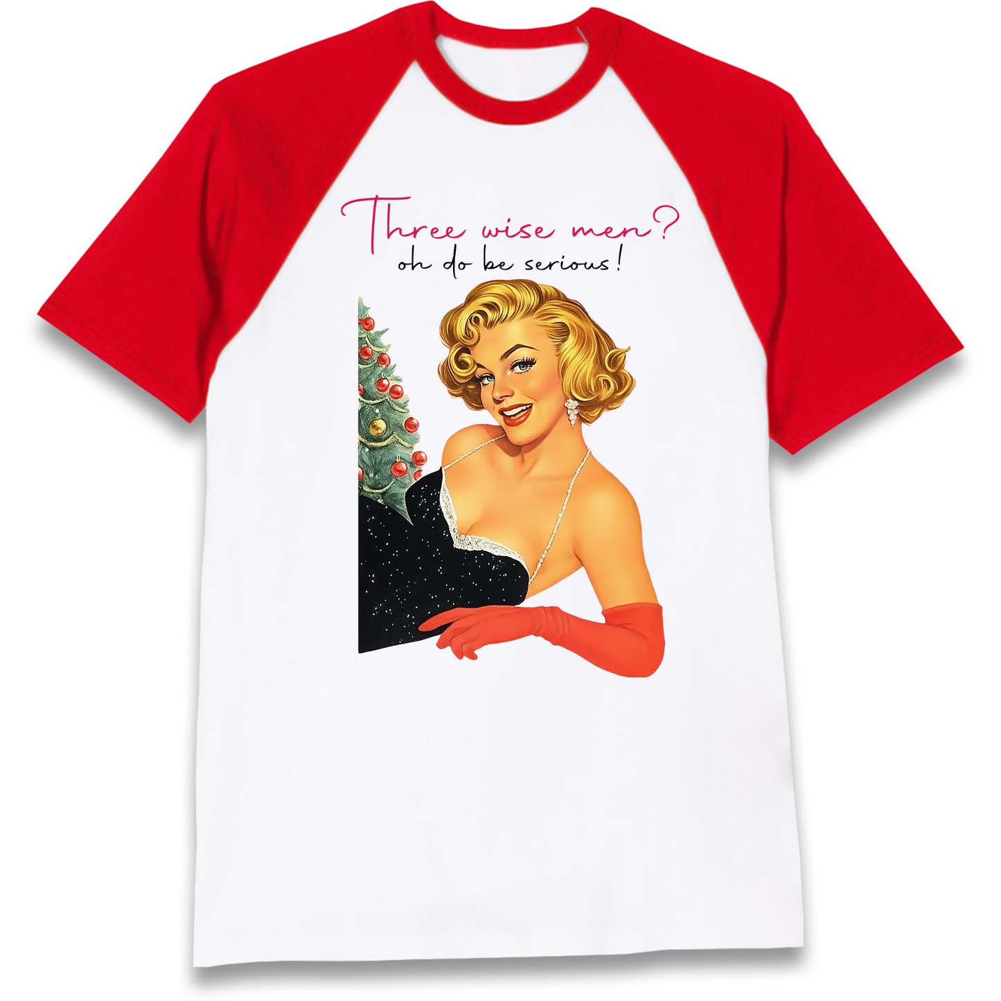 Three Wise Men Christmas Raglan T Shirt