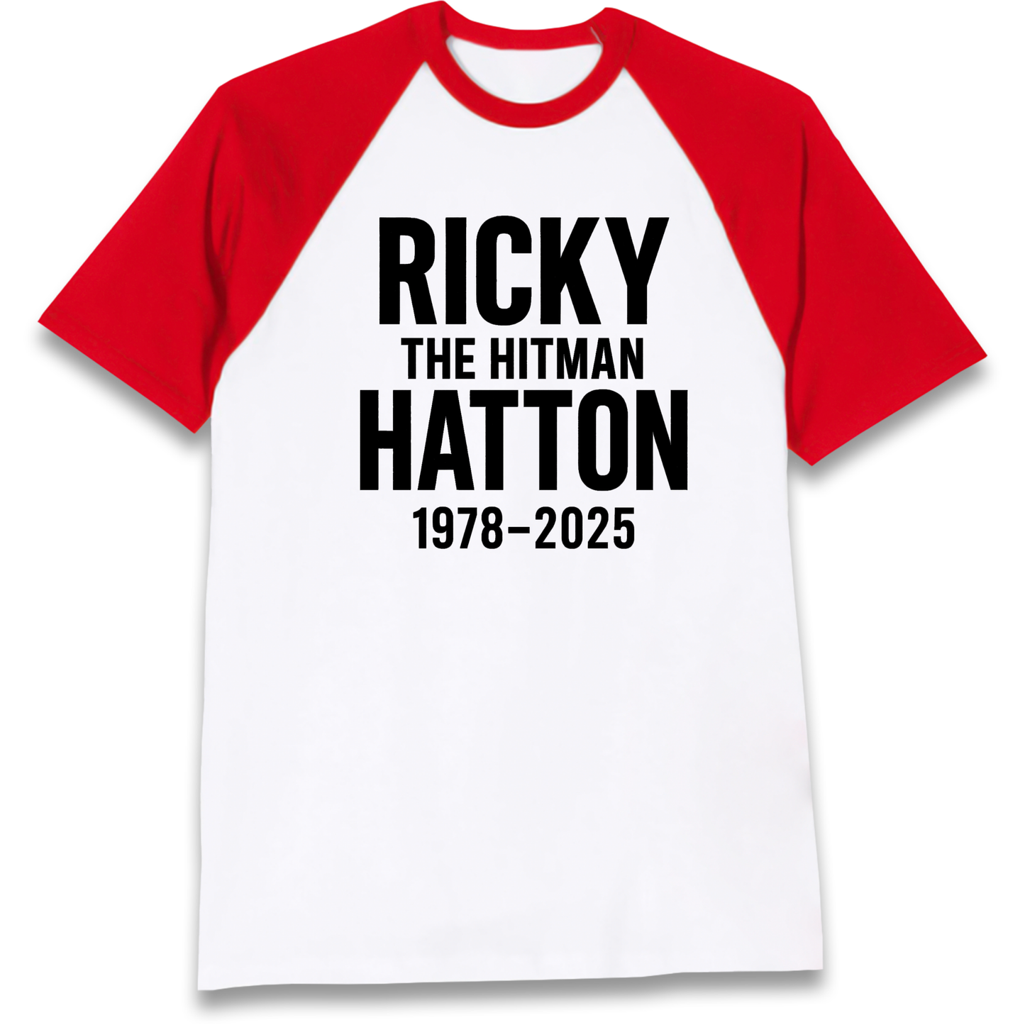 Ricky The Hitman Hatton 1978 2025 Raglan T Shirt