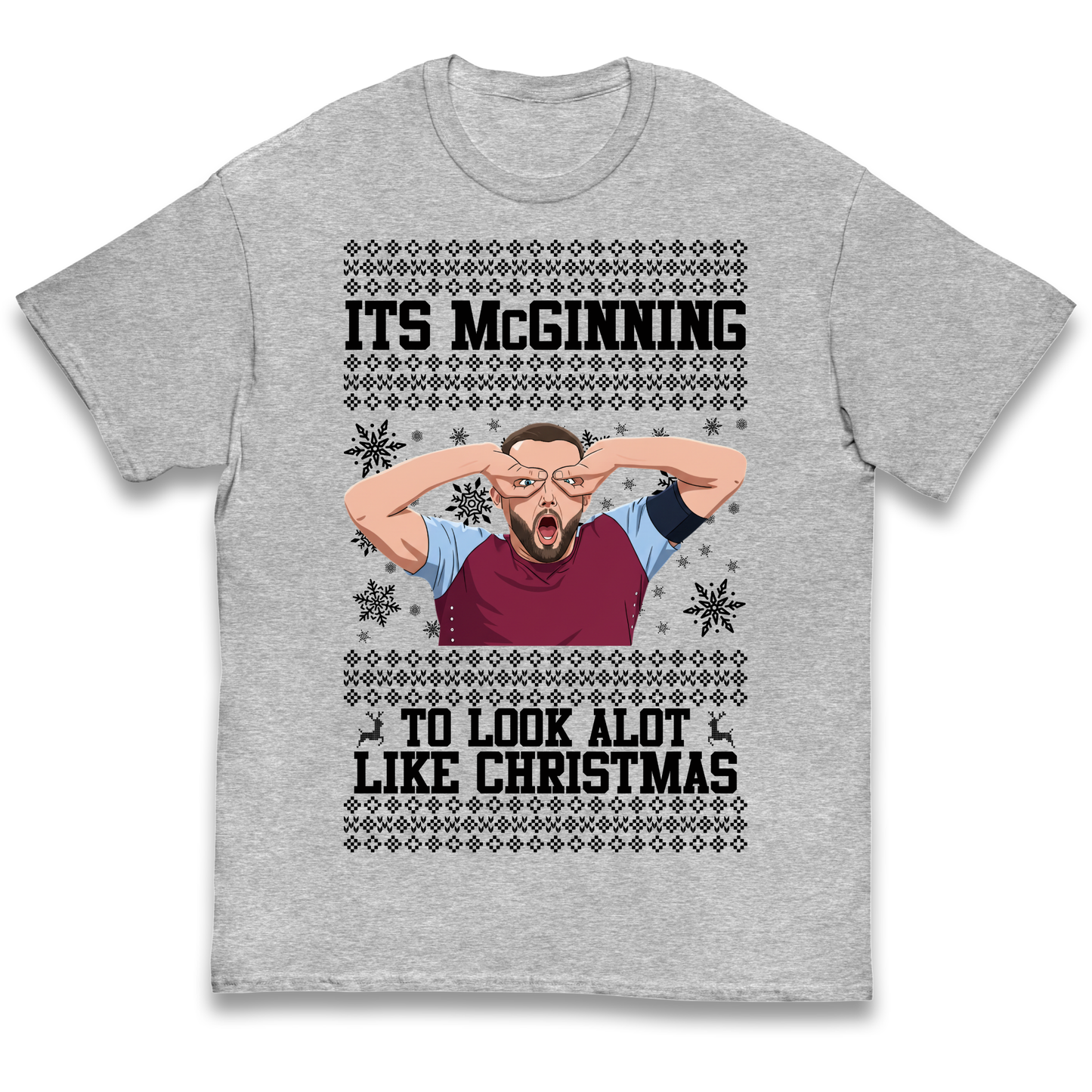 John McGinn Christmas Kids T Shirt