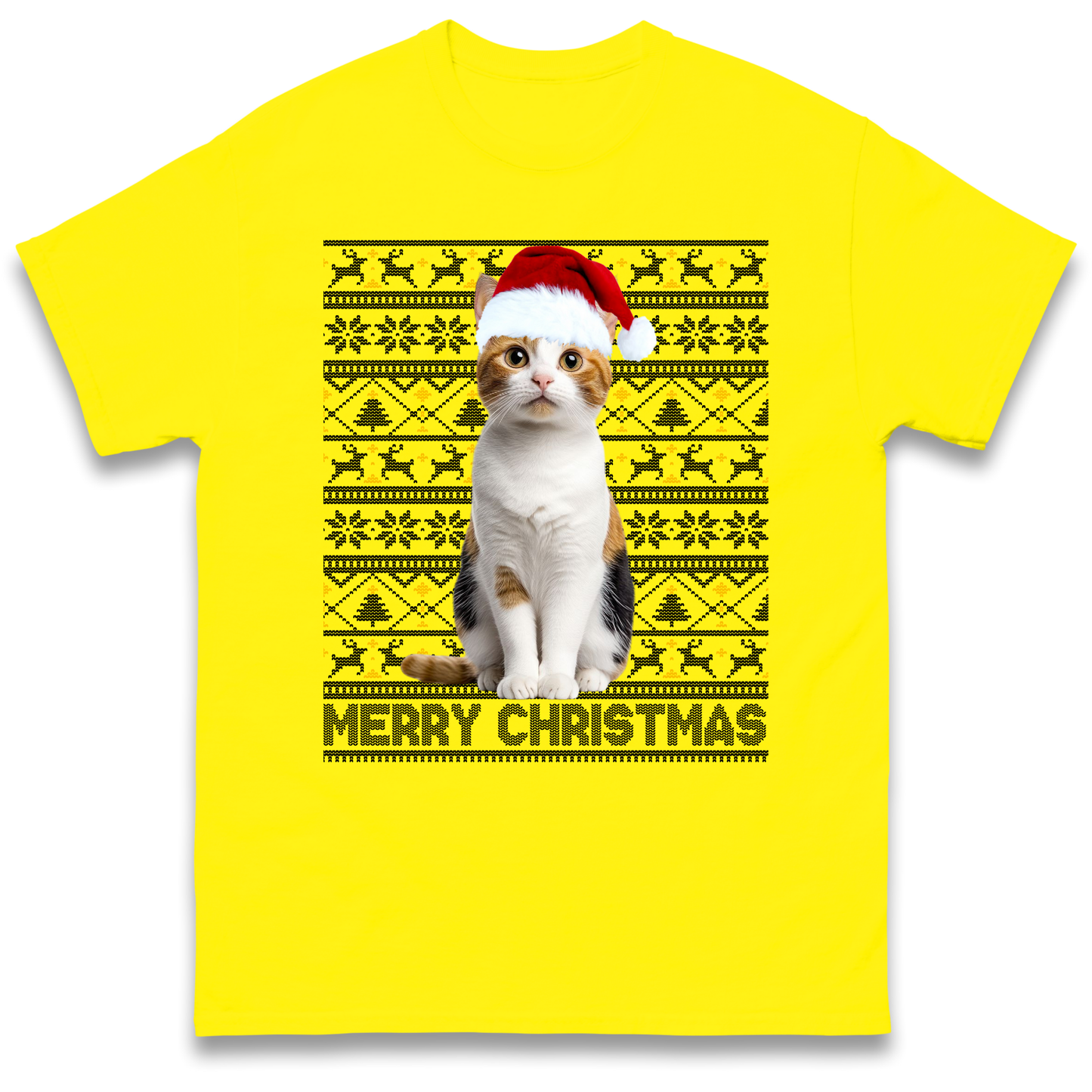 Merry Christmas Cat T Shirt
