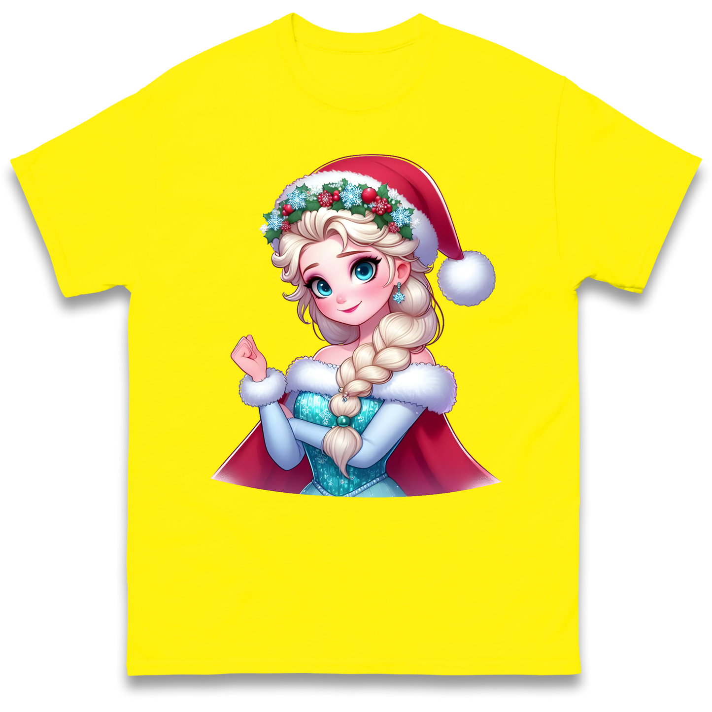 Elsa Frozen Santa T Shirt