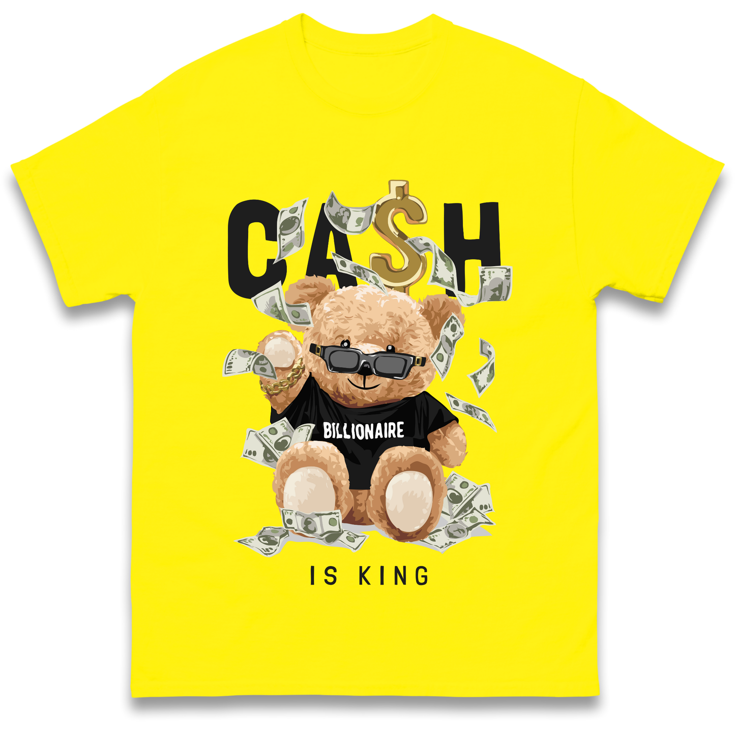 Teddy Bear Billionaire Streetwear T Shirt