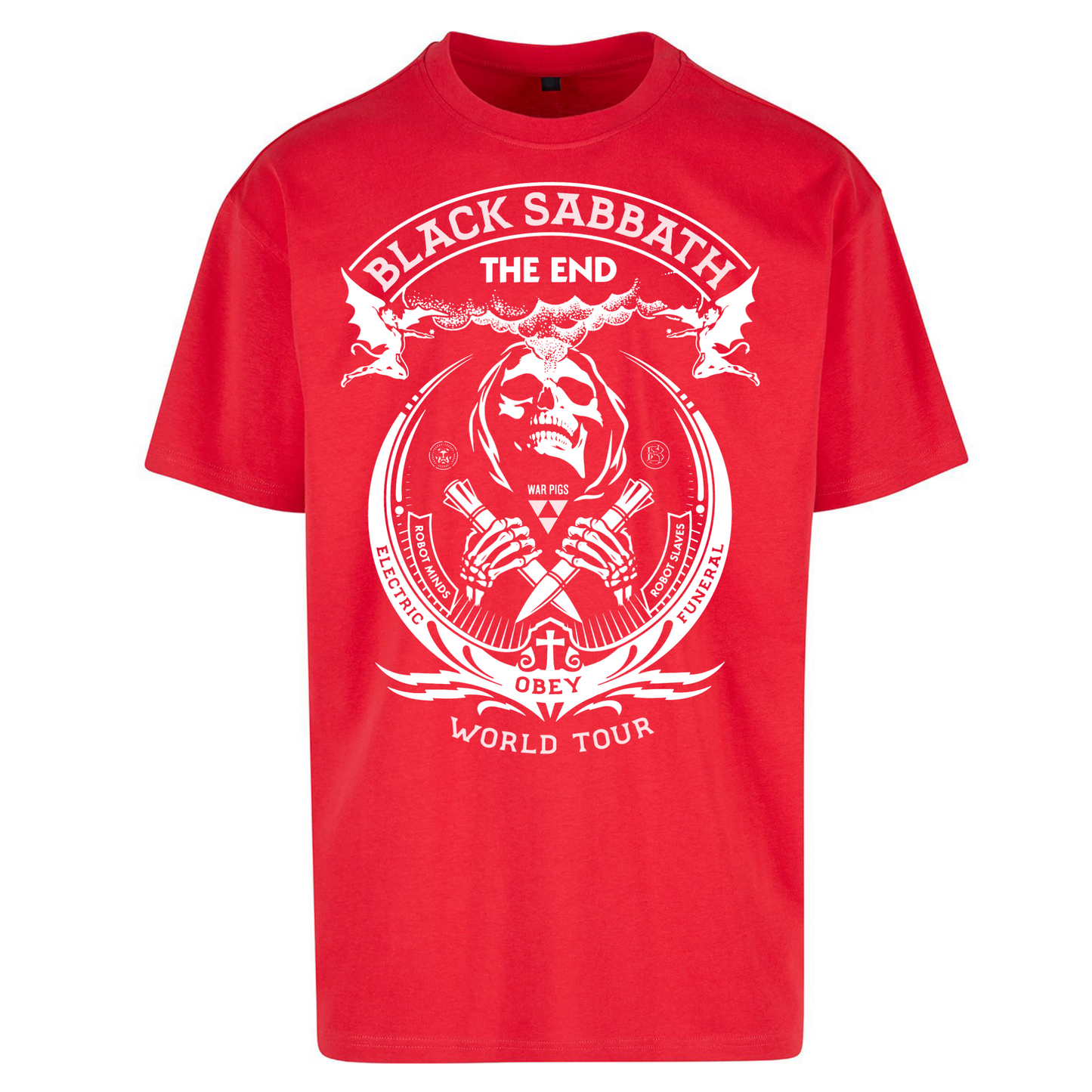 Black Sabbath The End World Tour oversized T Shirt