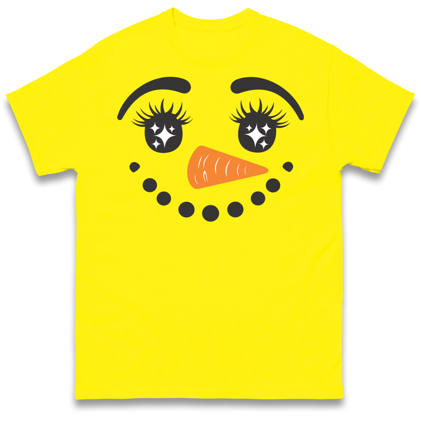 Snowman Face Christmas T Shirt