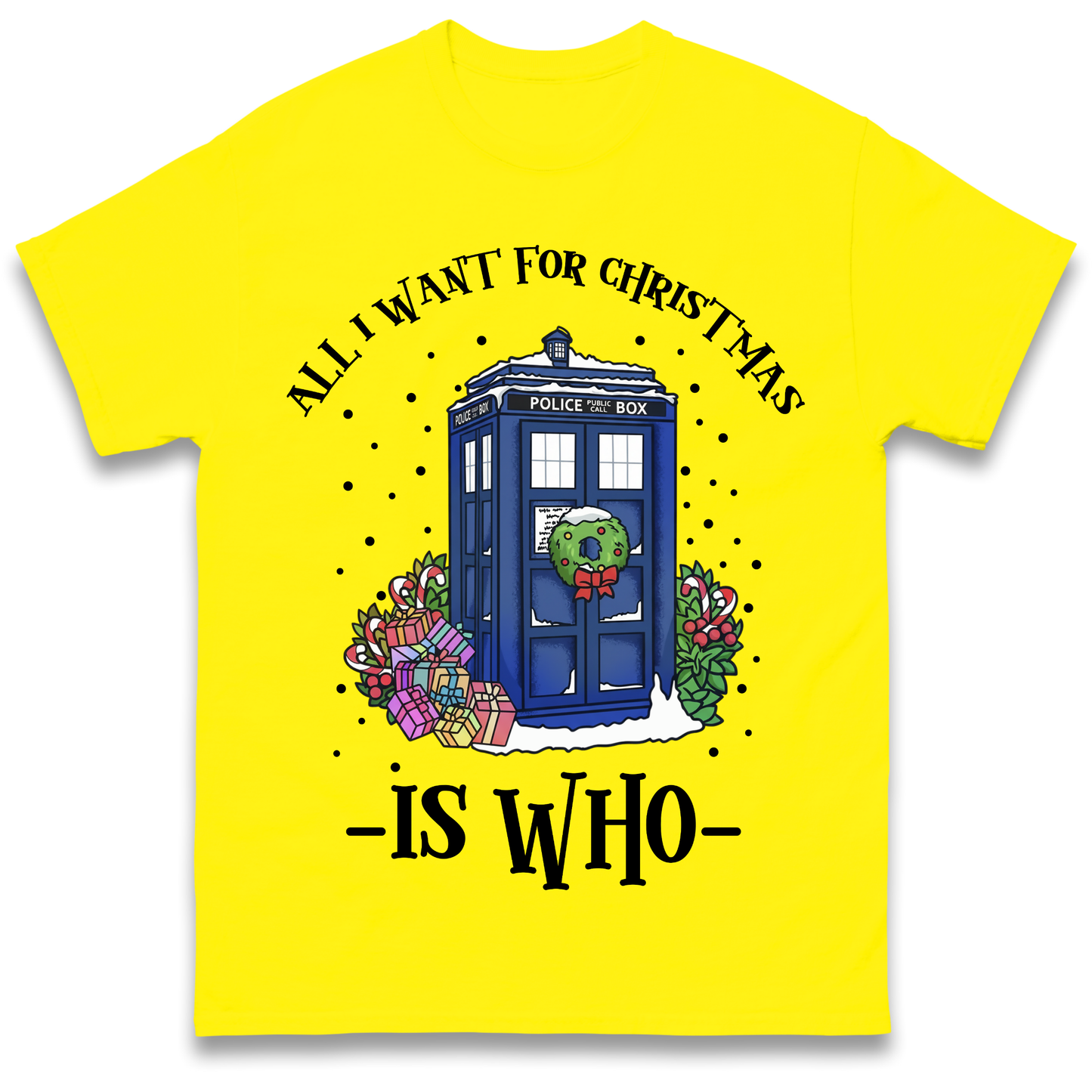Dr Who Christmas T-Shirt