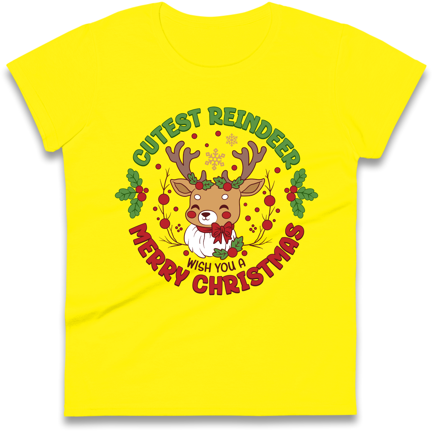 Cutest Reindeer Ladies Shirt