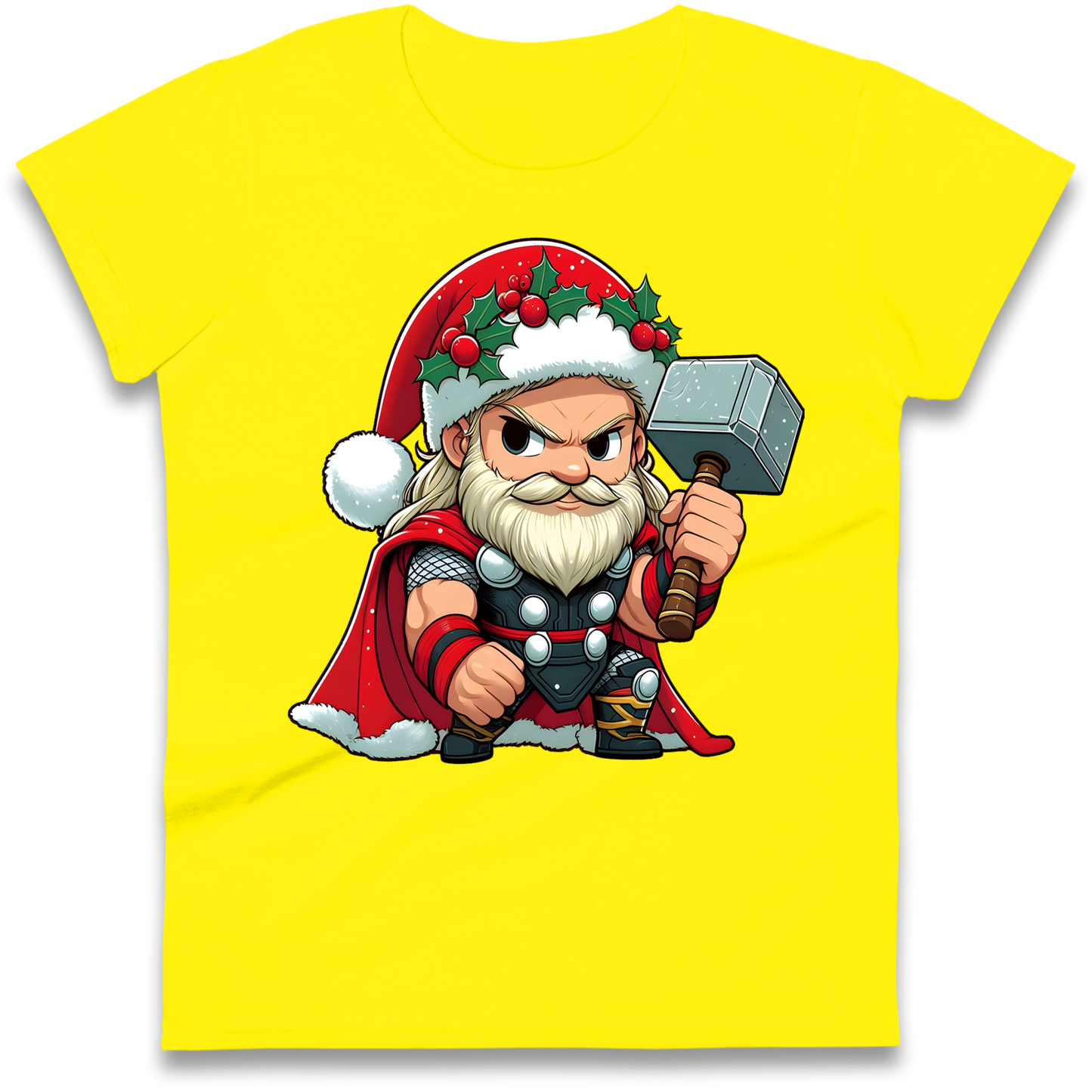 Thor Santa Ladies Shirt