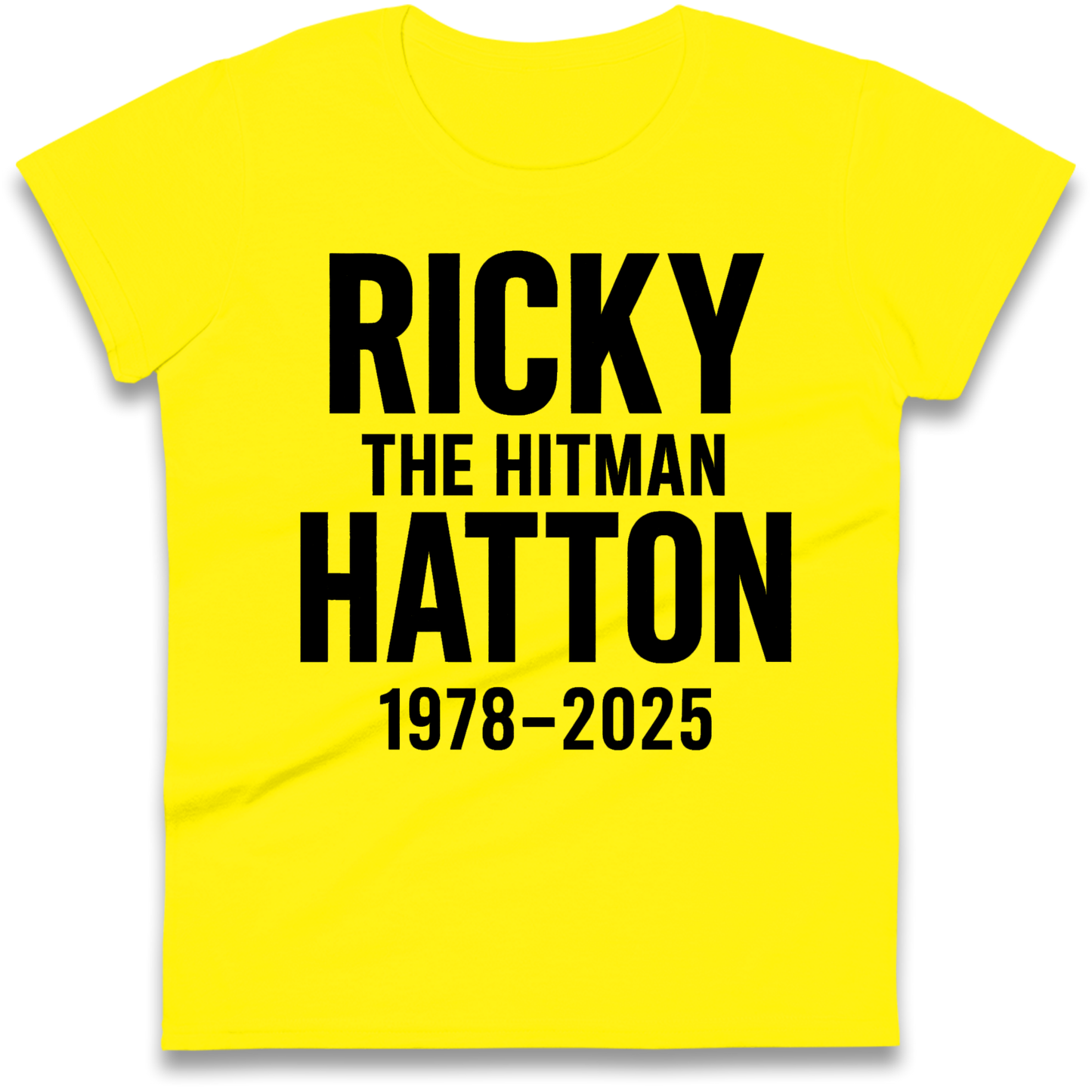 Ricky The Hitman Hatton 1978 2025 Ladies Shirt