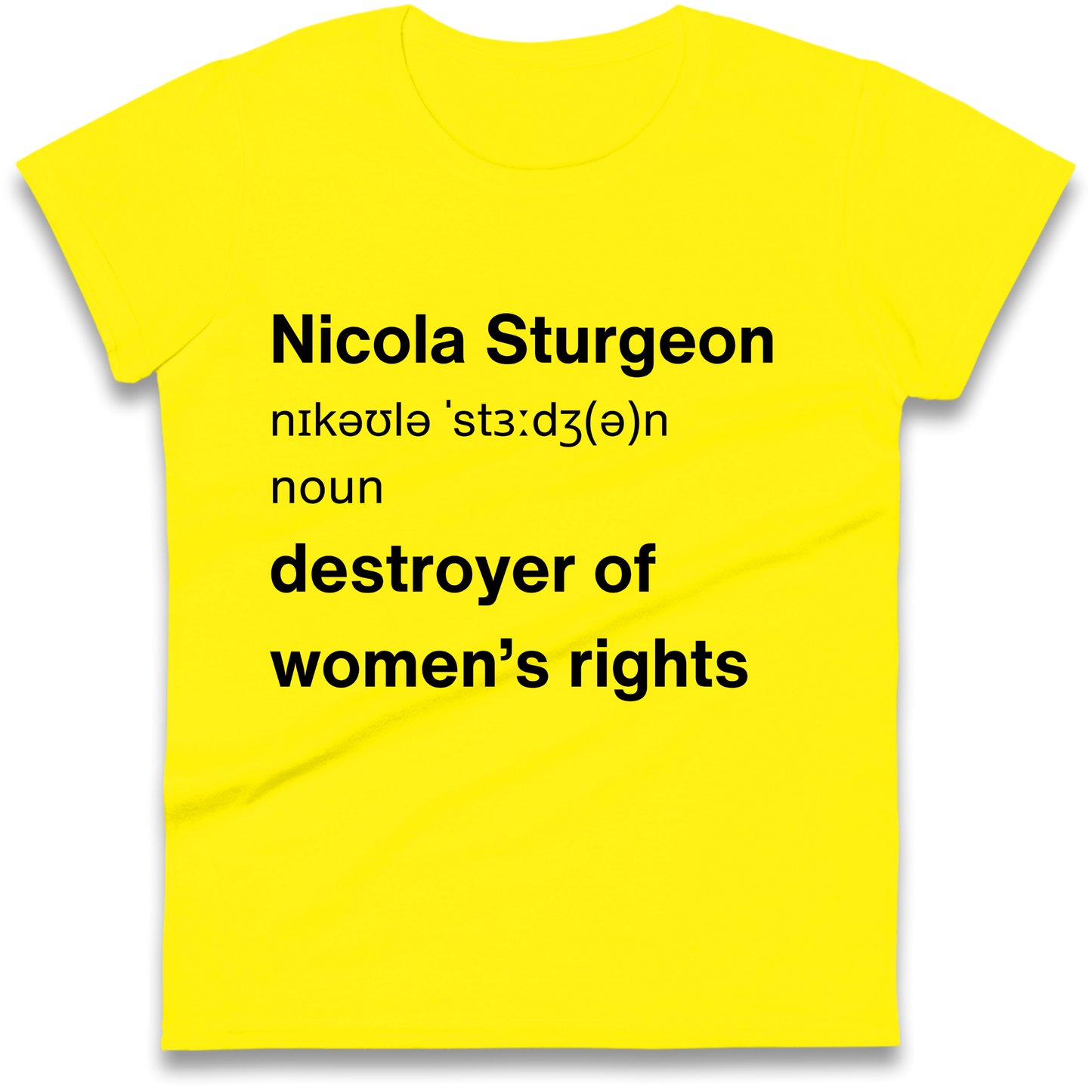 JK Rowling Nicola Sturgeon T Shirt Ladies Shirt